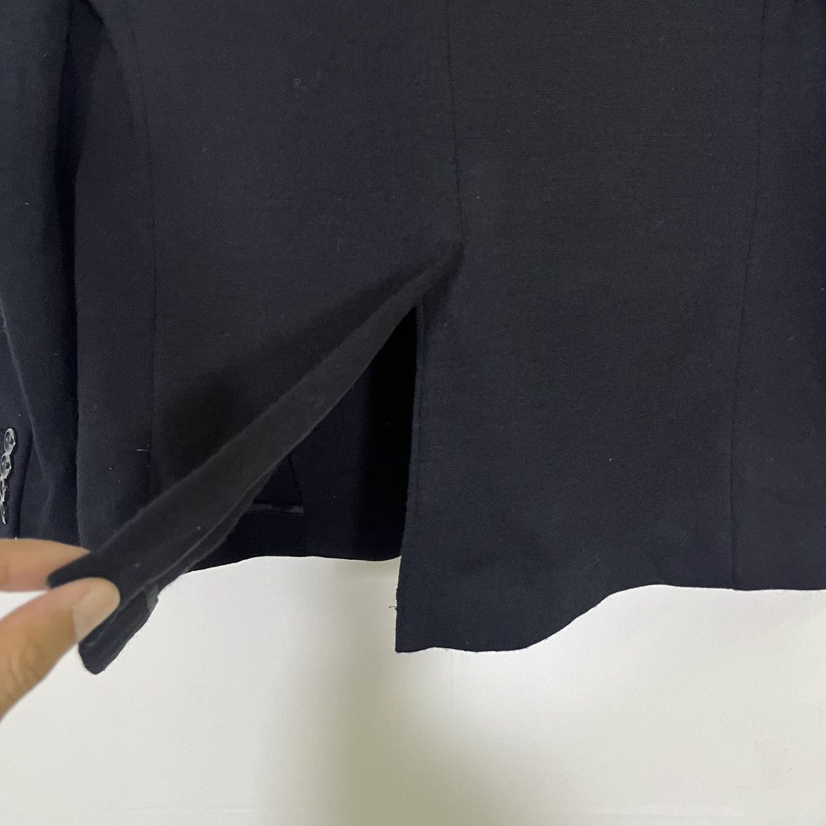 Yohji Yamamoto MODA CLASSIC WOOL SINGLE BREASTED COAT BLAZER Size US S / EU 44-46 / 1 - 12 Thumbnail