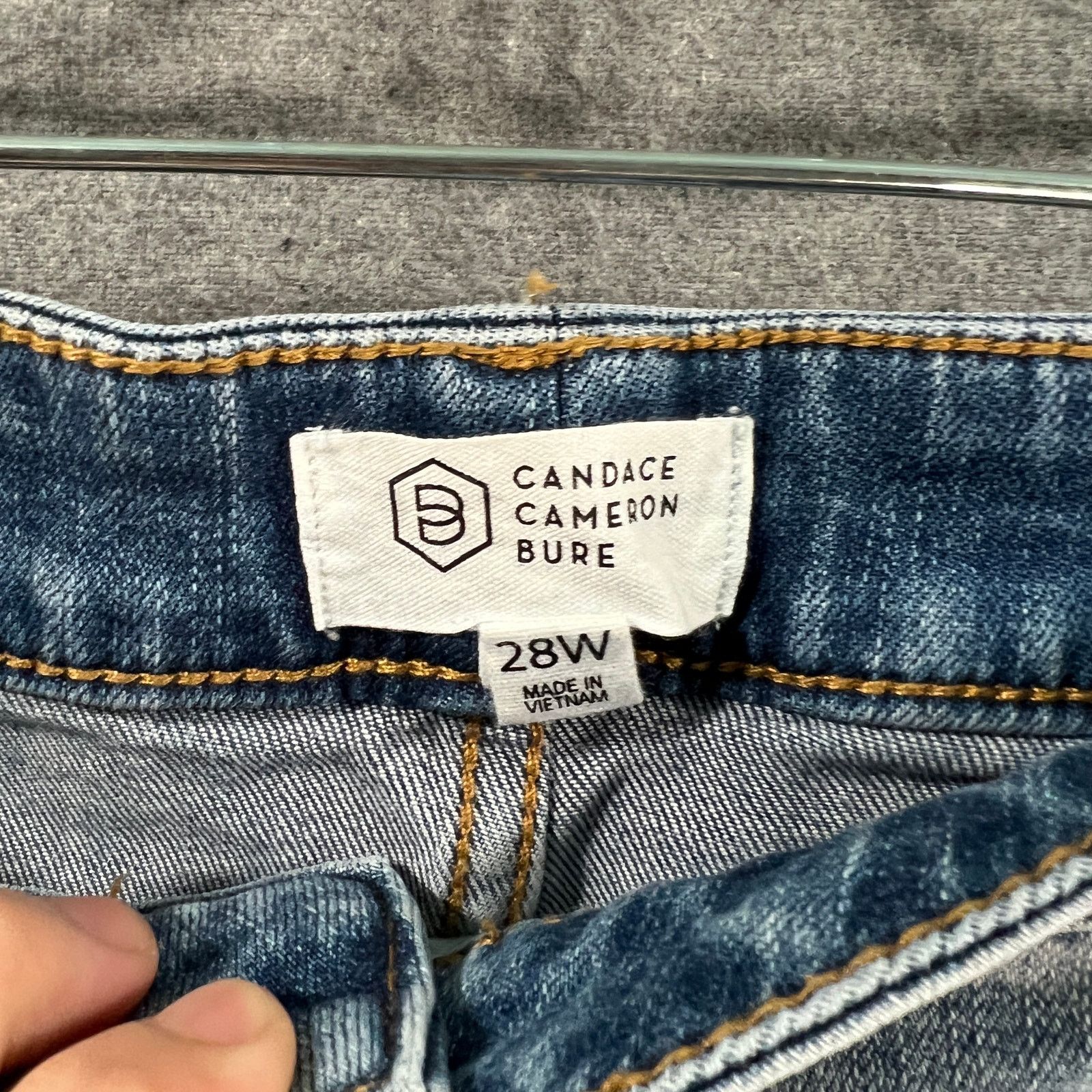 Other Candace Cameron Bure Regular Cropped Straight Leg Jeans Size 40" / US 18 - 3 Thumbnail