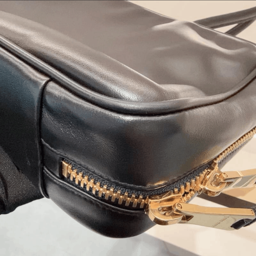 Miu Miu Miu Miu Miu Miu Beau Logo‑Zip Calfskin Top‑Handle Bag M Size ONE SIZE - 11 Thumbnail