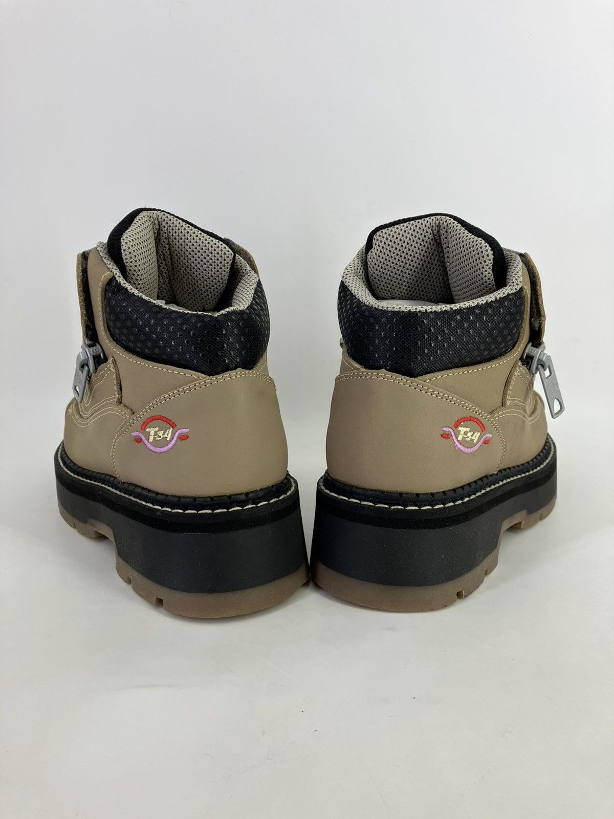 Vintage T34Nifty genuine leather chunky platform boots 90s00s Size US 7 / EU 40 - 7 Thumbnail