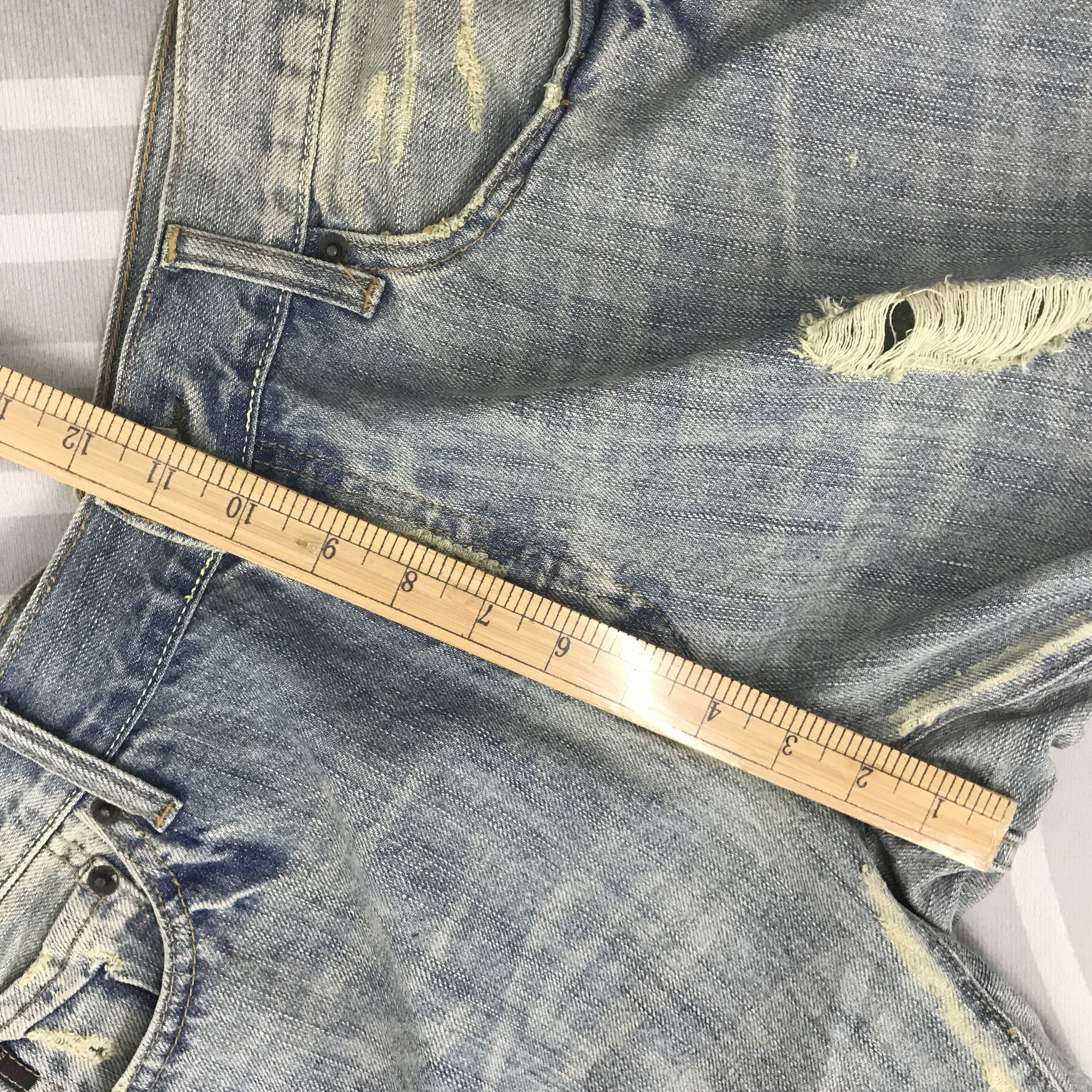 Abercrombie & Fitch × Japanese Brand × Vintage Baggy denim Abercrombie & Fitch Distressed Pants Size US 32 / EU 48 - 9 Thumbnail