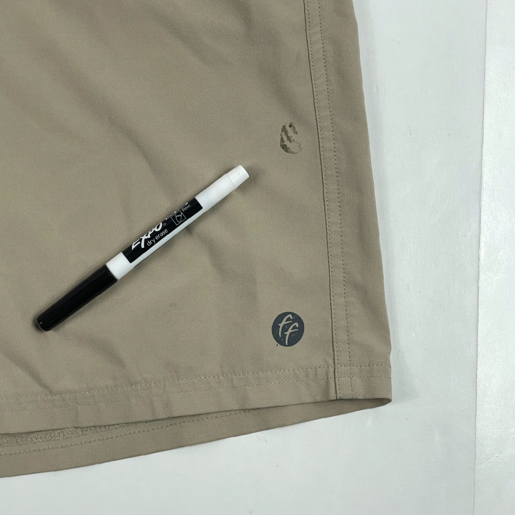 Vintage Free Fly Shorts Men 32 x 10 Beige Athletic Pockets Moisture Wicking Stretch Athletic Activewear Beach Hiking Gym Spring Summer Wear Mens Size US 32 / EU 48 - 4 Thumbnail