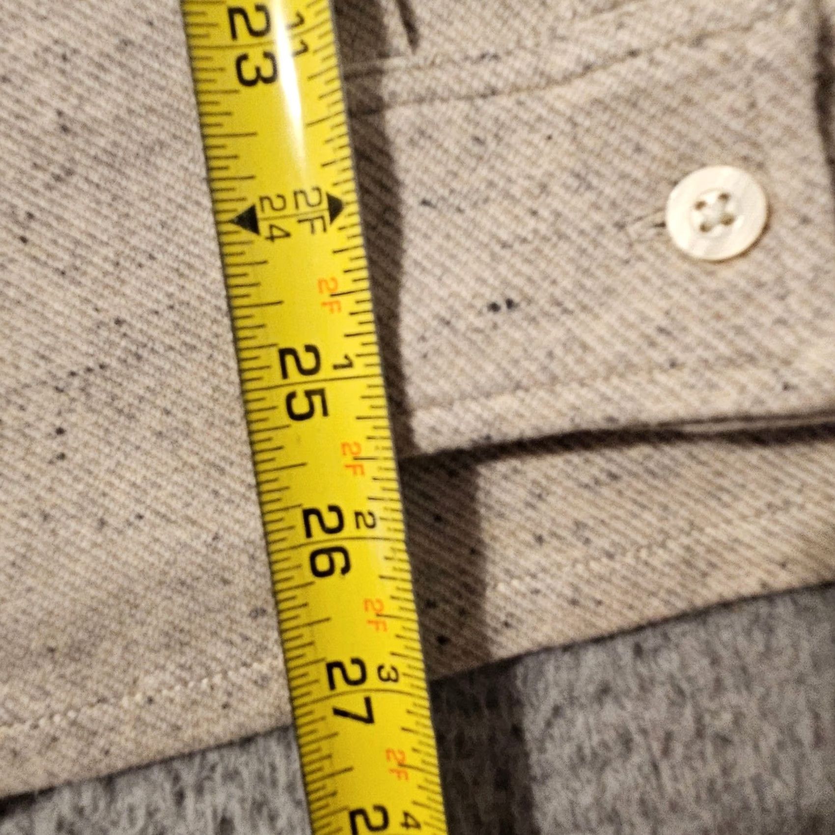 Madewell Madewell Shirt Mens XL Off-White Twill Donegal Long Sleeve Button Down New Size US XL / EU 56 / 4 - 8 Thumbnail