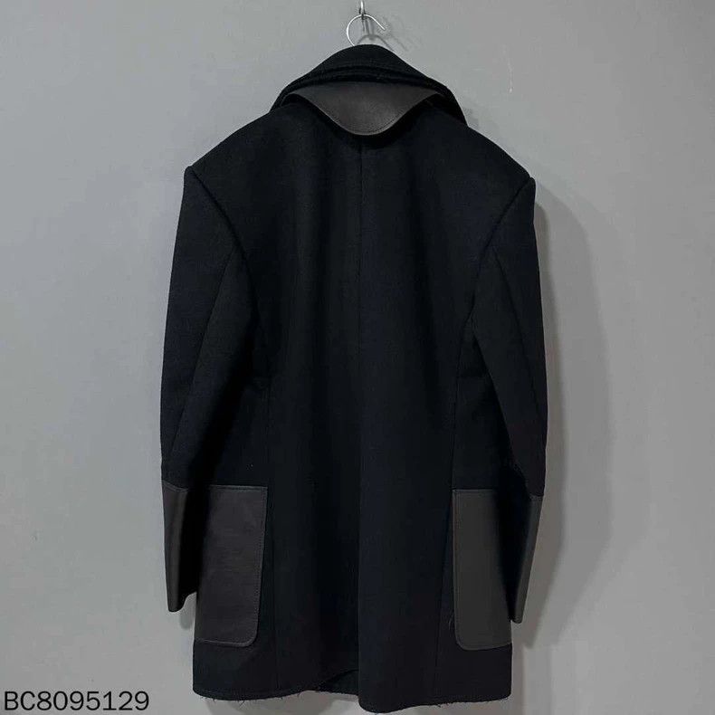 Alexander McQueen Alexander McQUEEN size 46 Black split leather double-layer Size L / US 10 / IT 46 - 3 Thumbnail