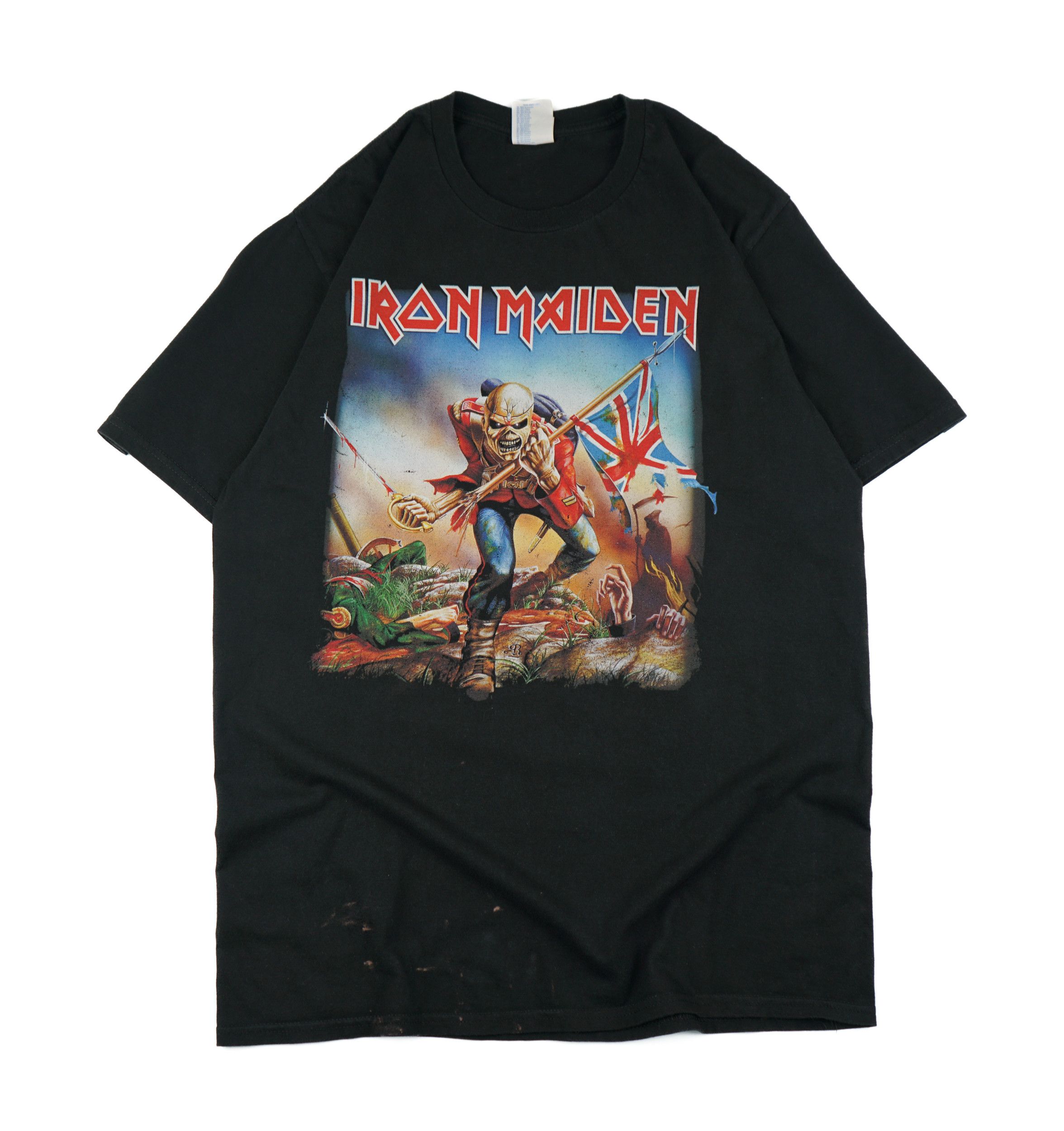 Band Tees × Vintage Vintage 2010s Iron Maiden The Trooper T-Shirt Size US M / EU 48-50 / 2 - 1 Thumbnail