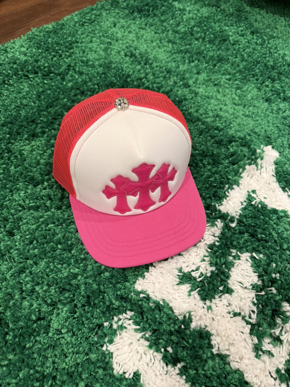 Chrome Hearts Chrome hearts FUCK hat pink | Grailed