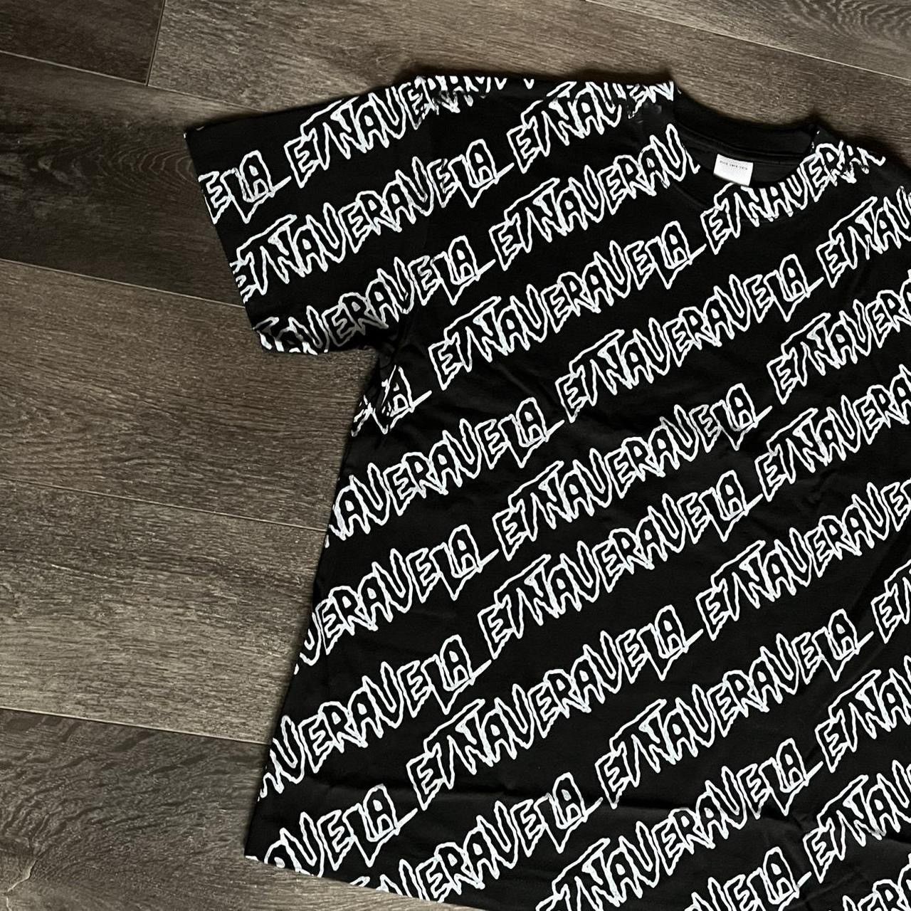 Other Fakemink Etna Vera Vela All Over Print S/S Black Tee Shirt Size US M / EU 48-50 / 2 - 3 Thumbnail