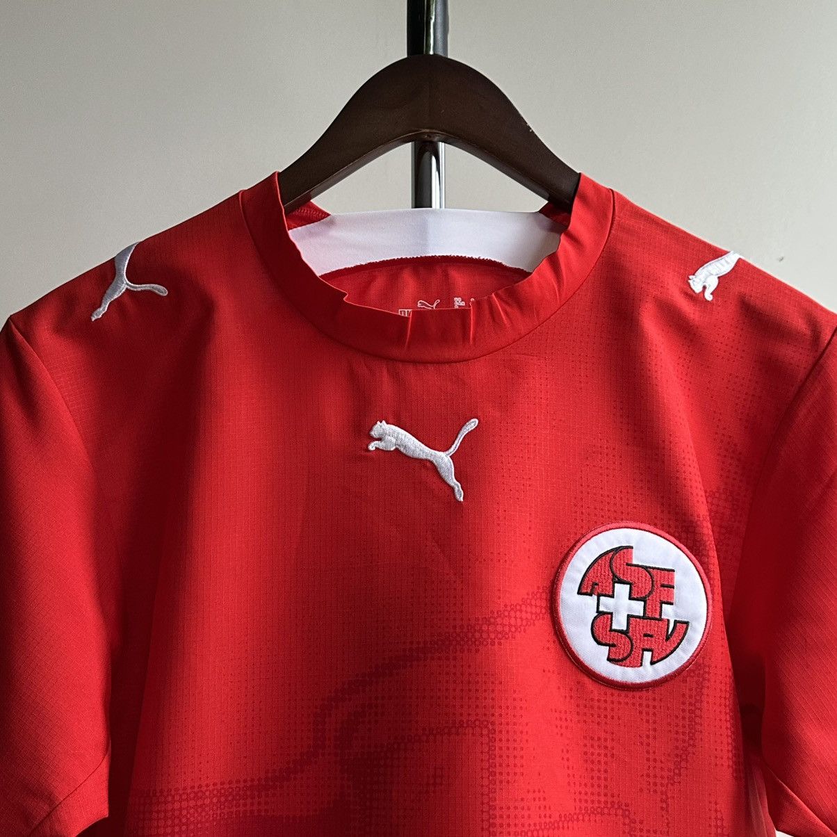Puma Sanderos #4 Puma Switzerland 2006/08 Soccer Jersey Size US S / EU 44-46 / 1 - 3 Thumbnail