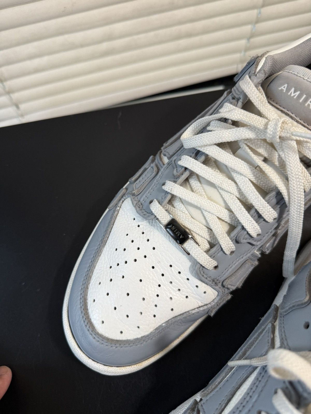 Amiri Amiri Skeleton Low Size 11 Grey Size US 11 / EU 44 - 14 Thumbnail