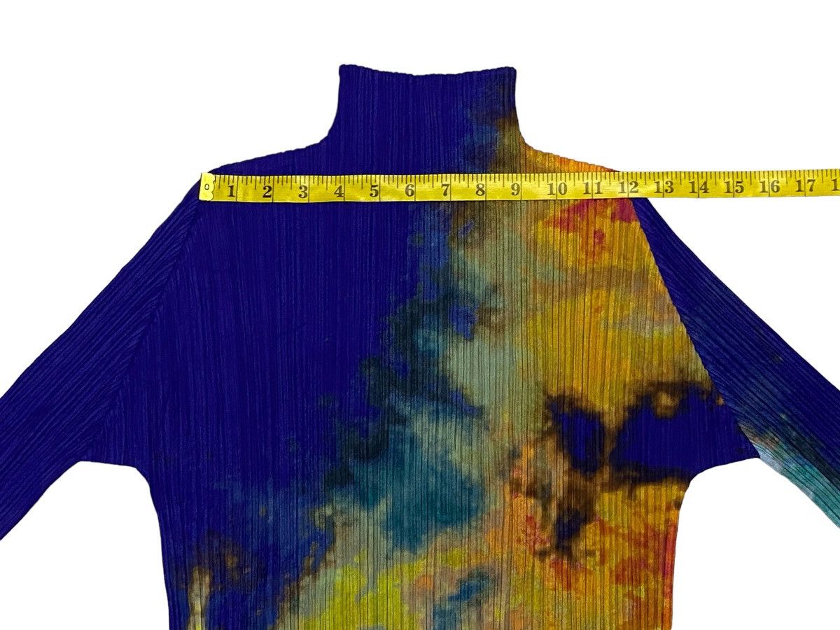Issey Miyake × Pleats Please Issey Miyake Pleats Please Pleated Tie Dye Gradation Top Size M / US 6-8 / IT 42-44 - 8 Thumbnail