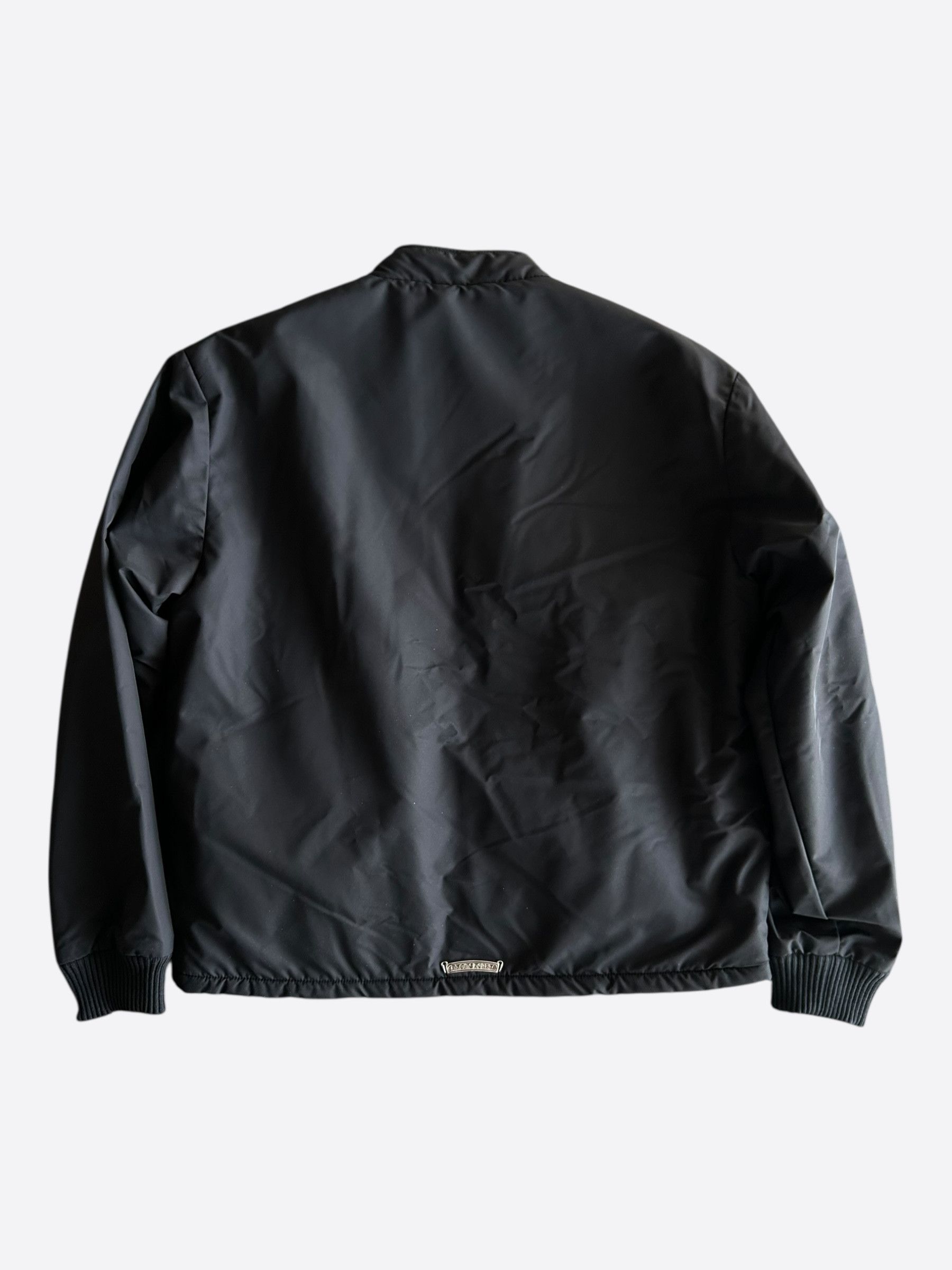 Chrome Hearts Black & White Striped Triple Cross Racing Jacket Size US S / EU 44-46 / 1 - 2 Thumbnail