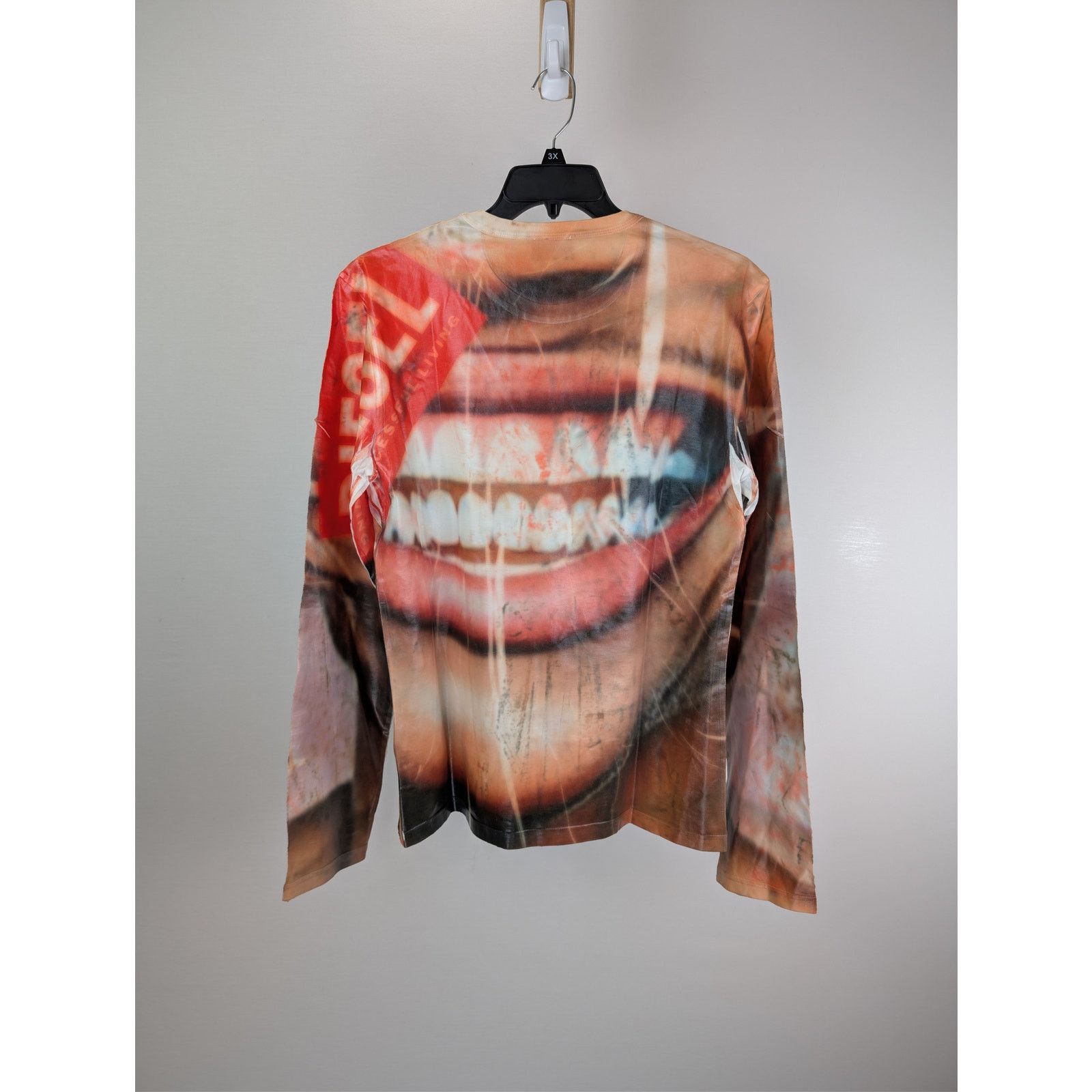 Diesel o1rshd1 T-NIBE-LS Mens Multicolor T-shirt in Multicolor Size US L / EU 52-54 / 3 - 13 Thumbnail