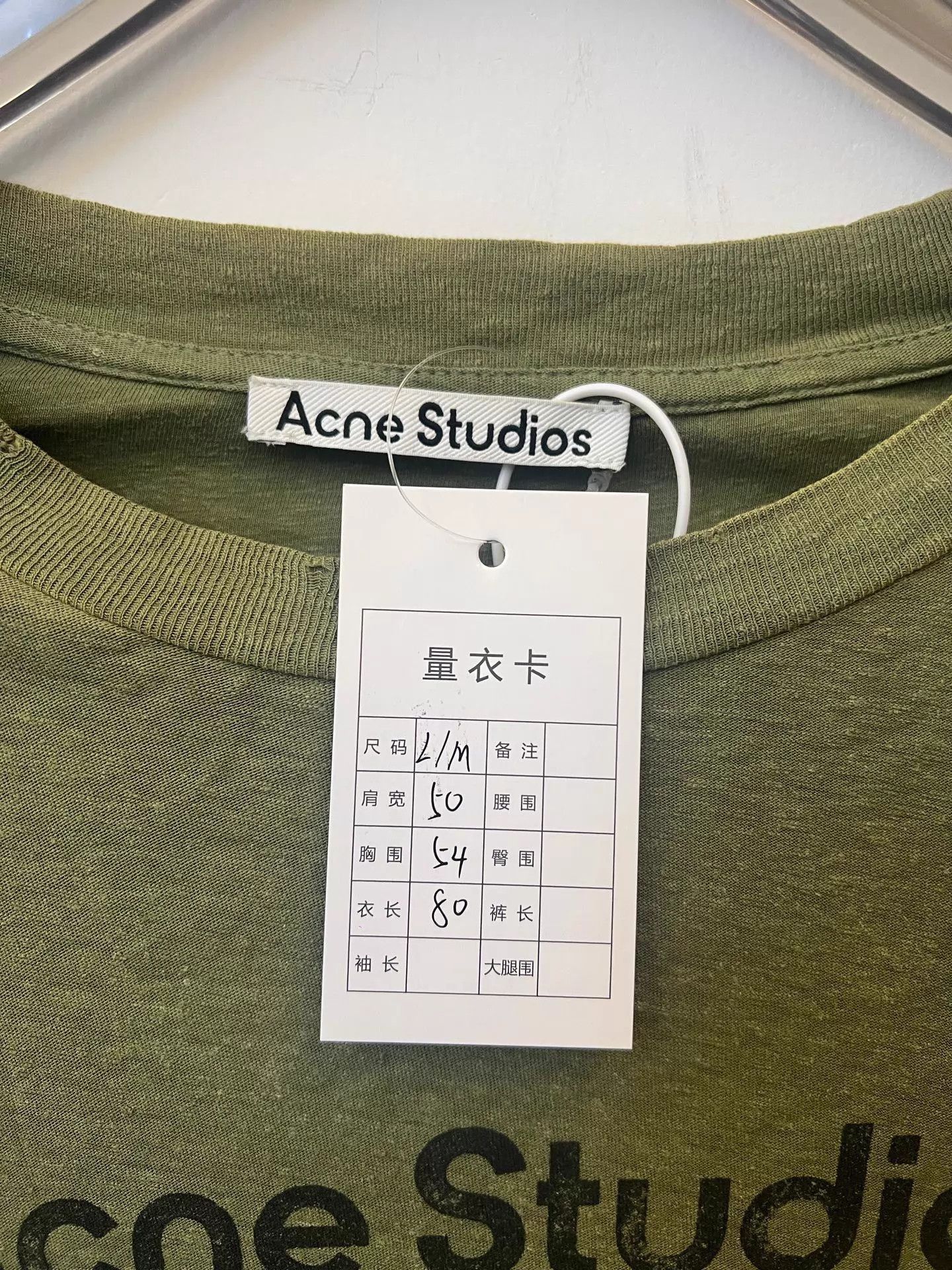 Acne Studios Acne 1996 SS25 Vintage Logo Crew Longsleeve Unisex Tee L/M new Size US M / EU 48-50 / 2 - 6 Thumbnail