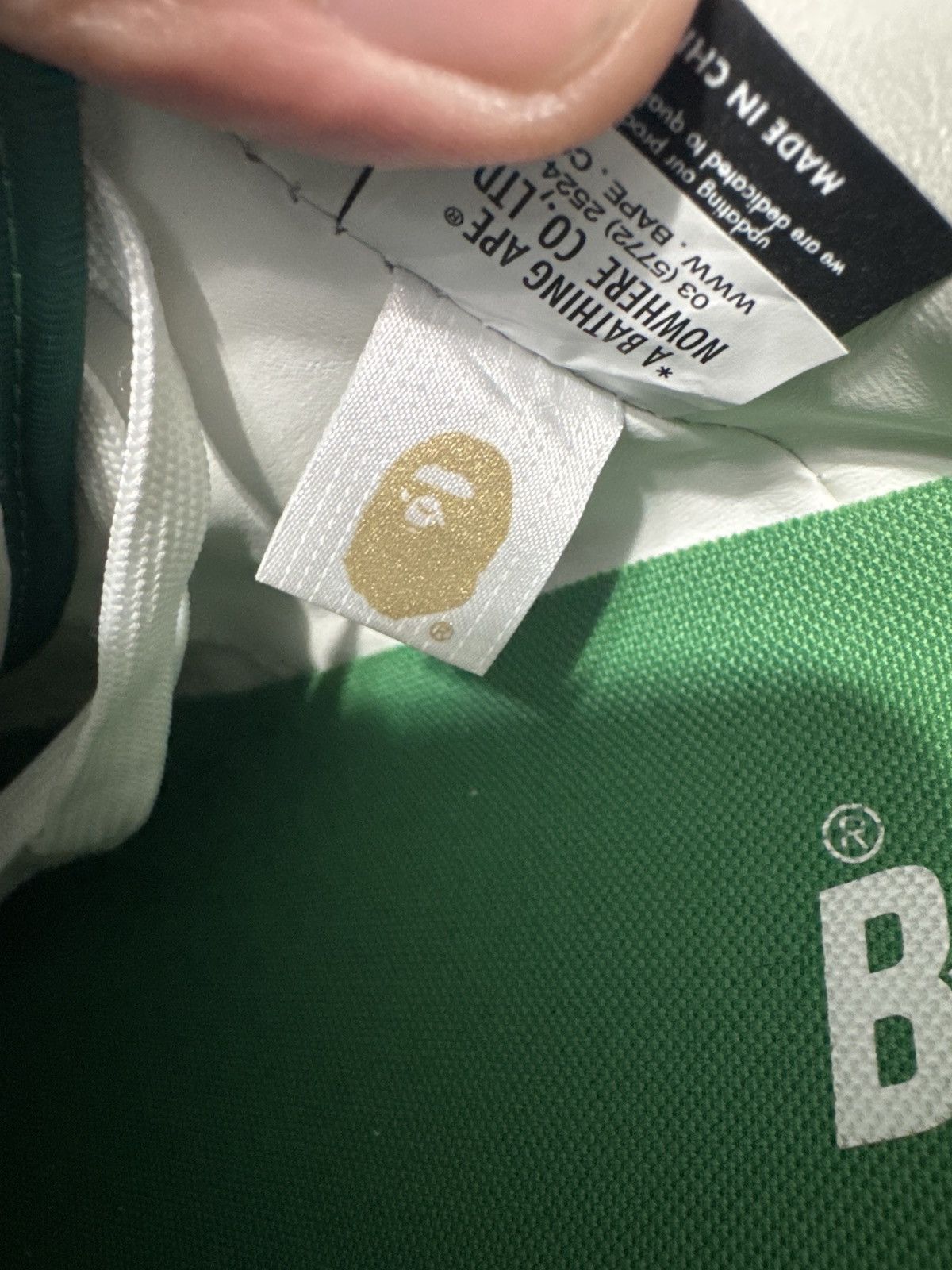 Bape BAPE Bapesta Patent Leather Green/White Size US 9 / EU 42 - 12 Thumbnail