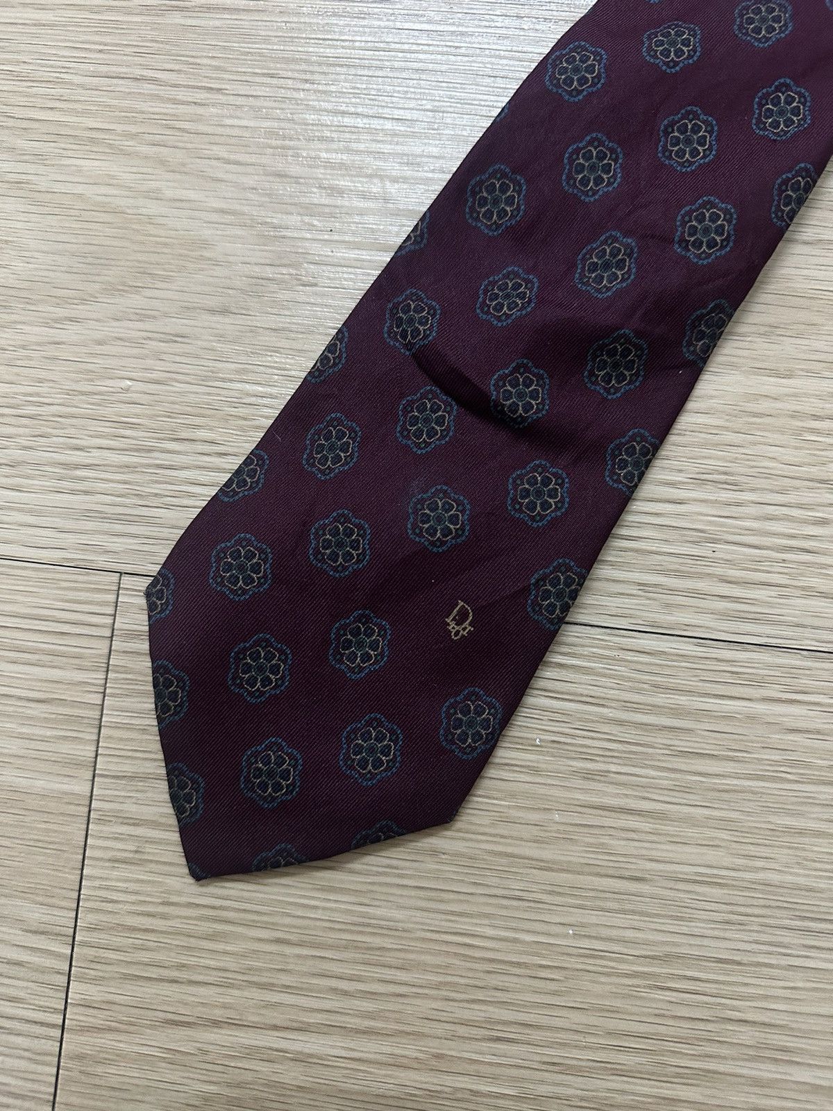 Christian Dior Monsieur Christian Dior Monsieur Luxury Silk Tie Size ONE SIZE - 2 Thumbnail