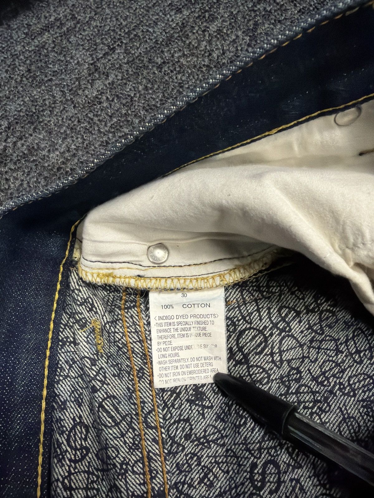 Stussy Vintage 2000s Stussy Rough & Rugged Dollar Jeans - Waist 32 Size US 32 / EU 48 - 9 Thumbnail
