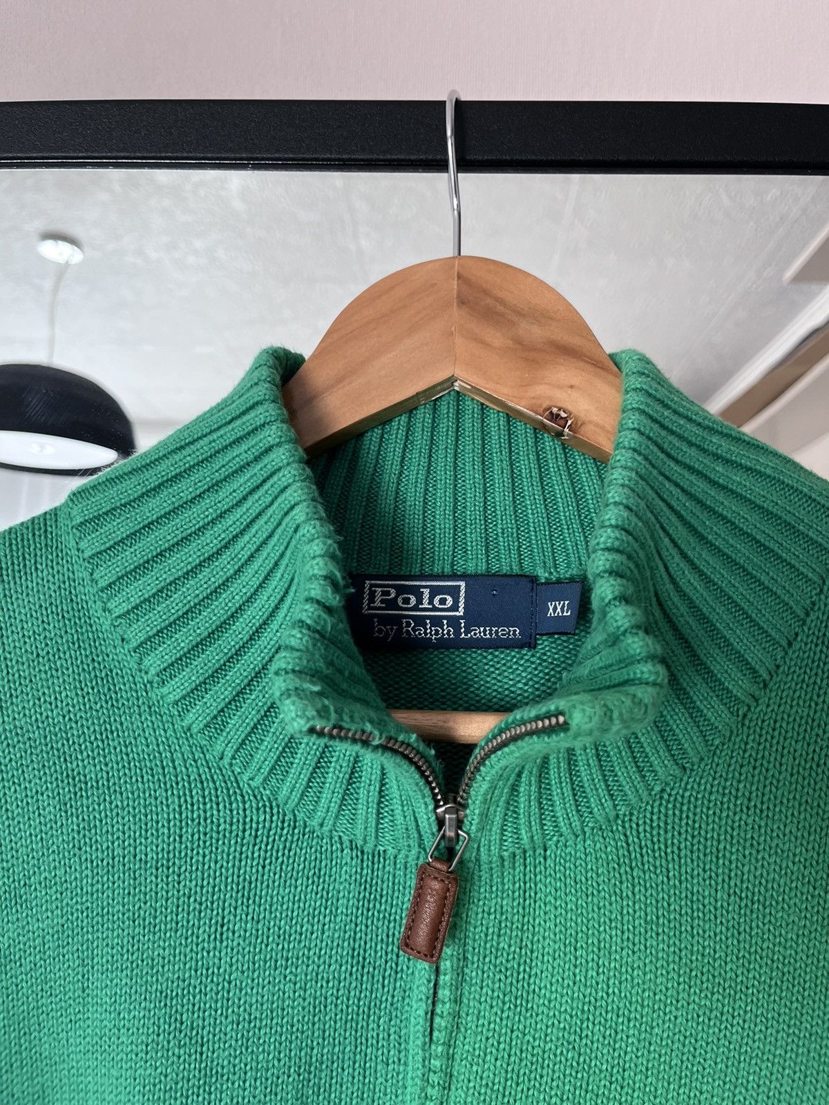 Polo Ralph Lauren Vintage Polo Ralph Lauren Half Zip Sweater Size US XXL / EU 58 / 5 - 5 Thumbnail