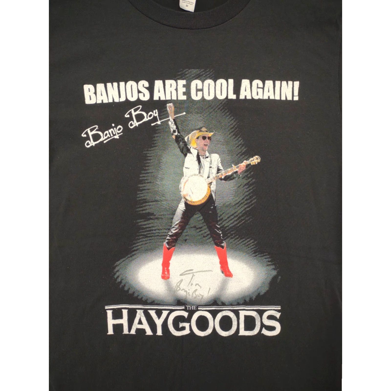Vintage THE HAYGOODS Signed Autographed Banjo Boy T-Shirt Adult Medium Size Size US M / EU 48-50 / 2 - 3 Thumbnail