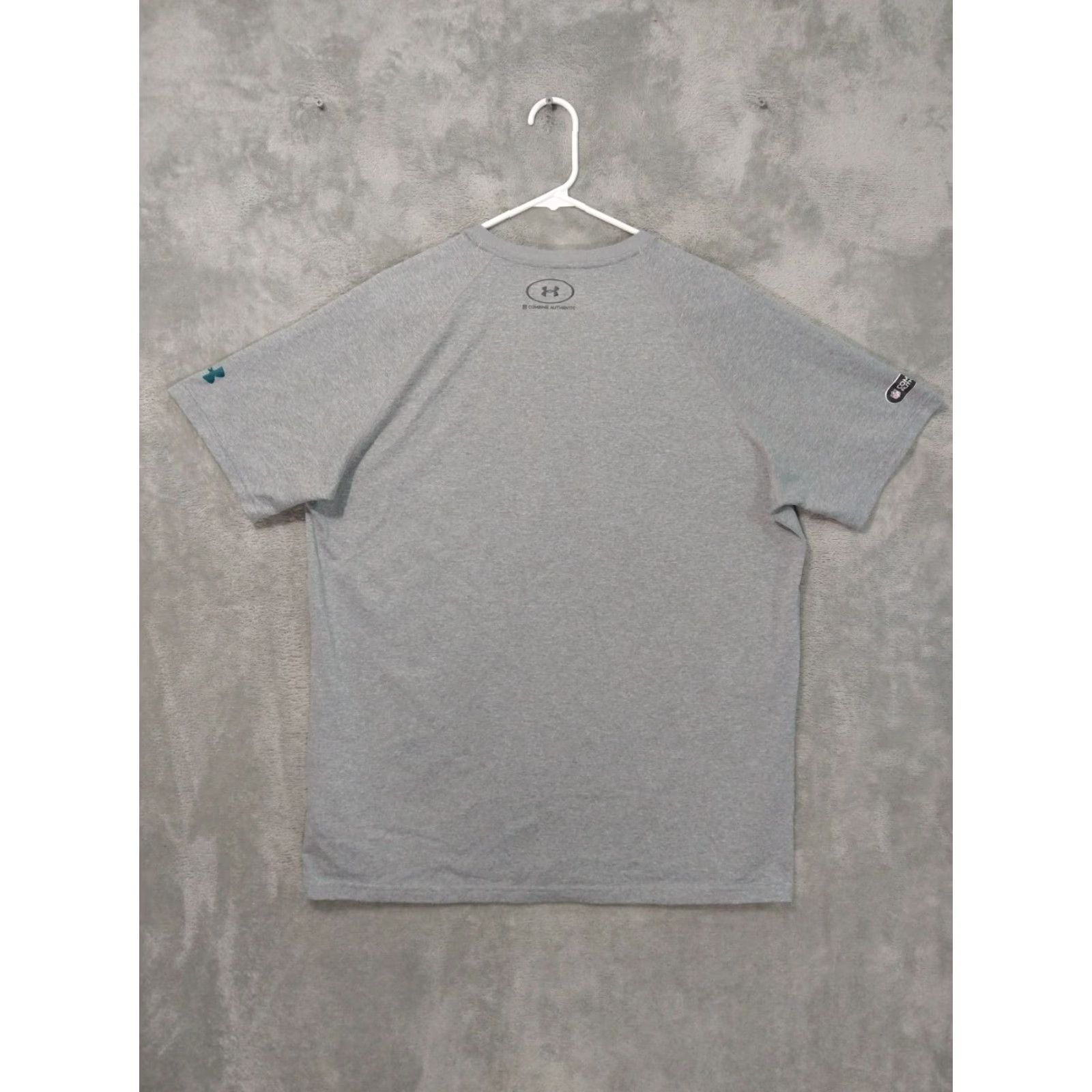 Under Armour Under Armour Shirt Mens L Gray Philadelphia Eagles Short Sleeve HeatGear Size US L / EU 52-54 / 3 - 2 Thumbnail