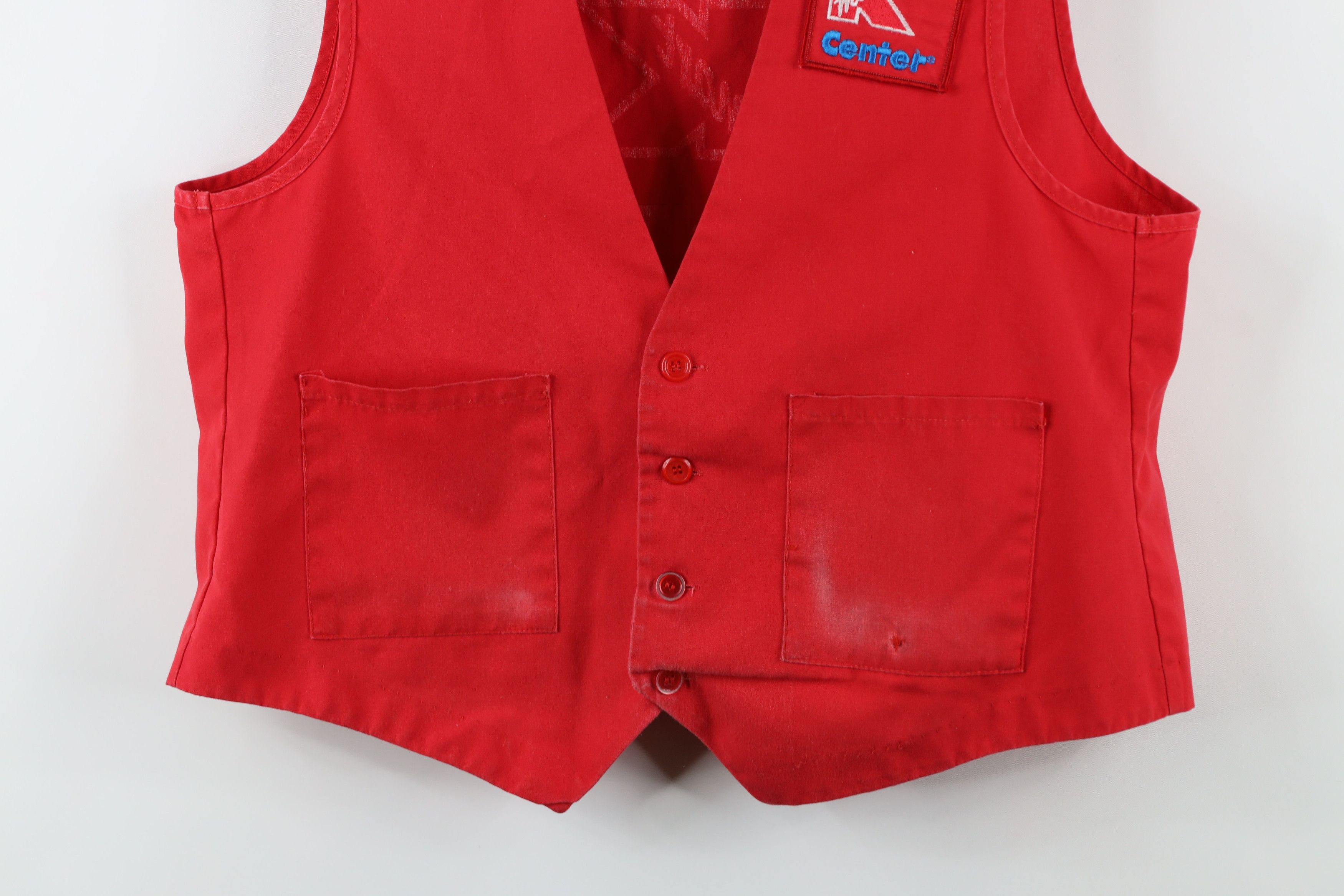 Vintage Vintage 90s Streetwear Super K Mart Center Greeter Vest Size US L / EU 52-54 / 3 - 3 Thumbnail