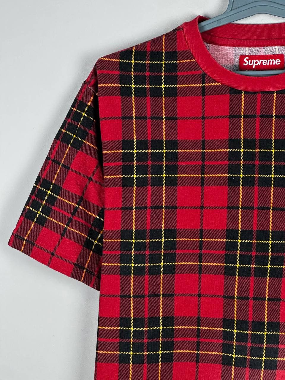 Supreme Supreme New York Plaid Pocket T Shirt Size US L / EU 52-54 / 3 - 8 Thumbnail