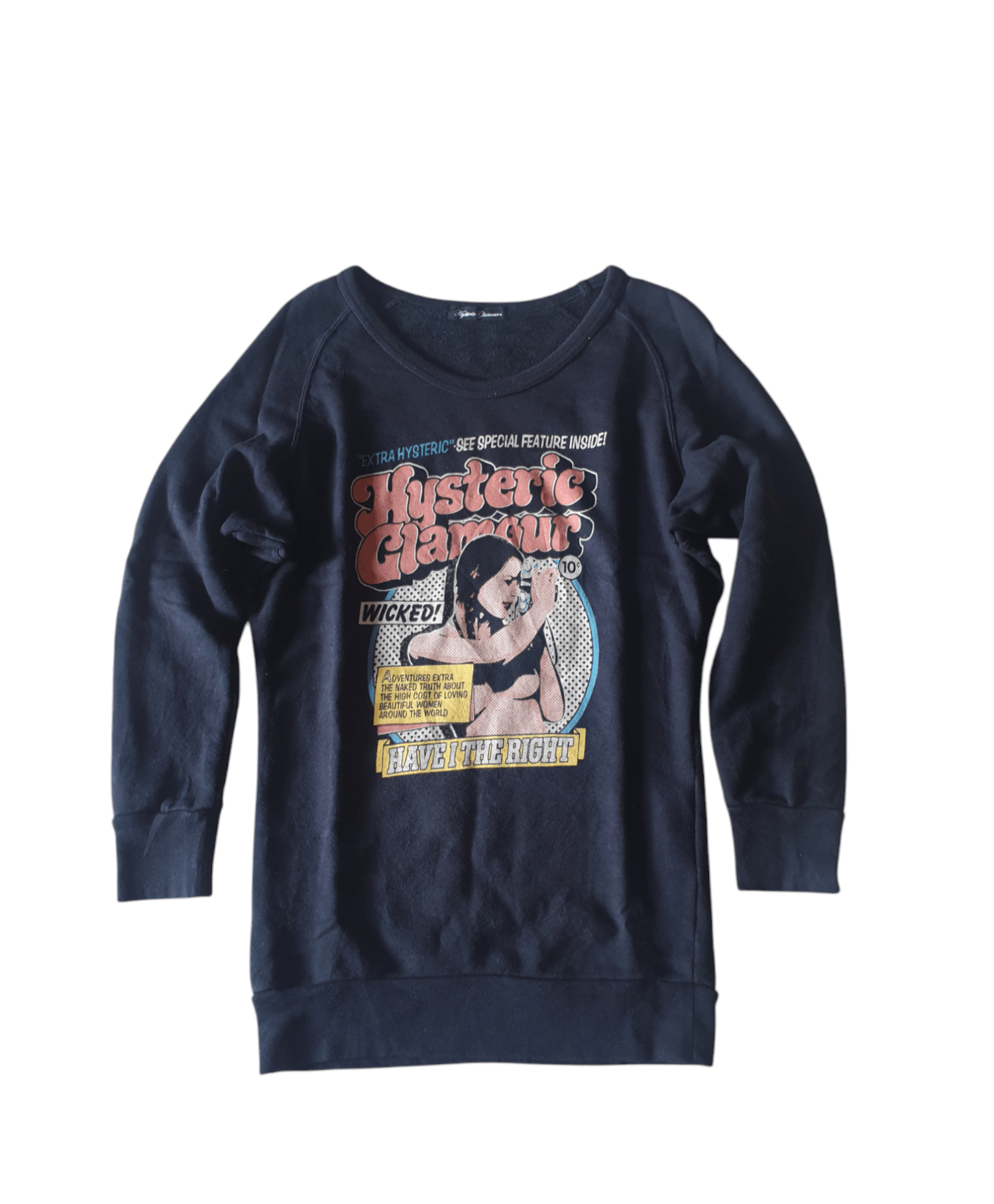 Hysteric Glamour × Japanese Brand Hysteric Glamour Spell Out Logo Sweatshirt Size M / US 6-8 / IT 42-44 - 1 Thumbnail