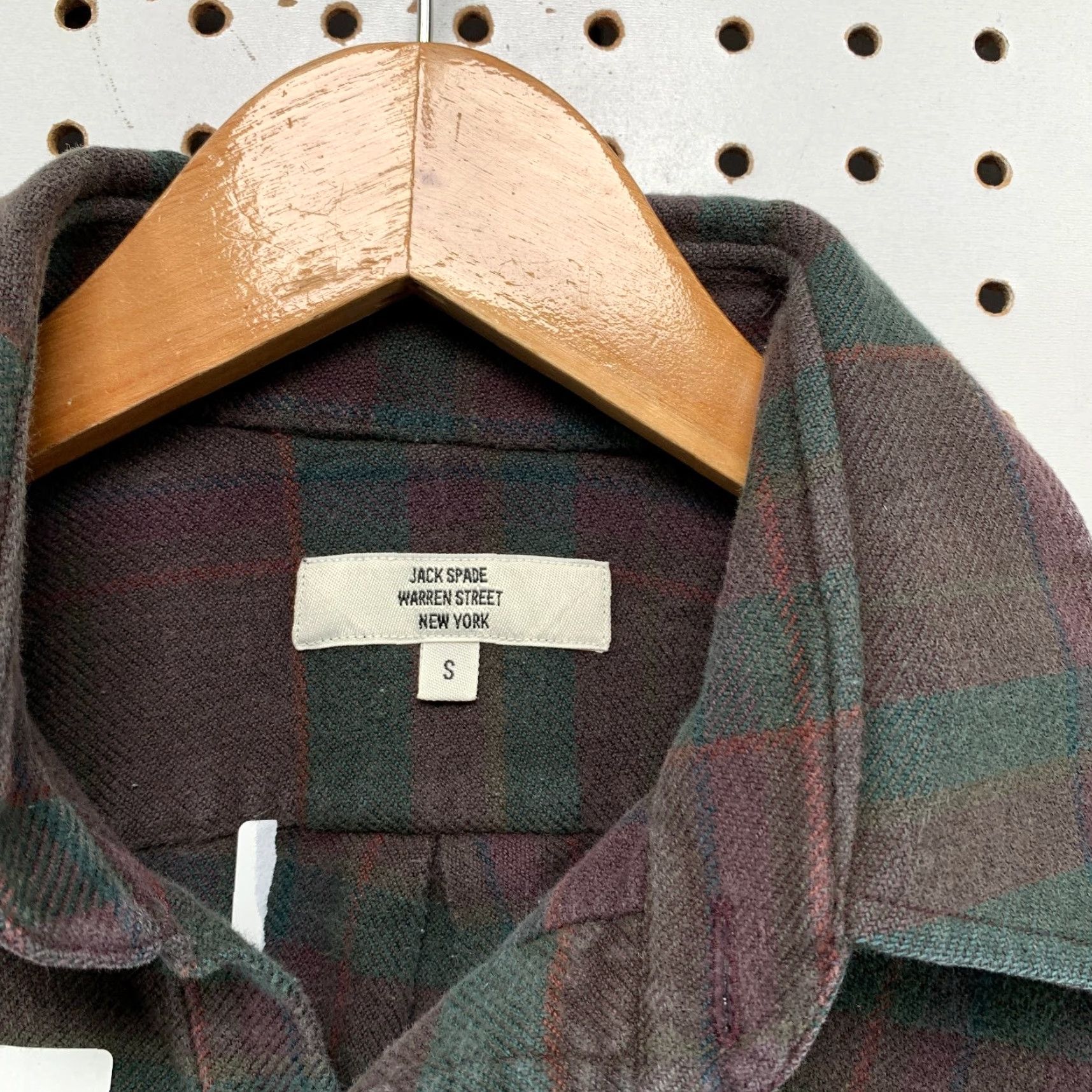 Vintage VINTAGE Jack Spade Flannel Button Shirt Mens S Plaid Green Red Workwear Pockets Size US S / EU 44-46 / 1 - 4 Thumbnail