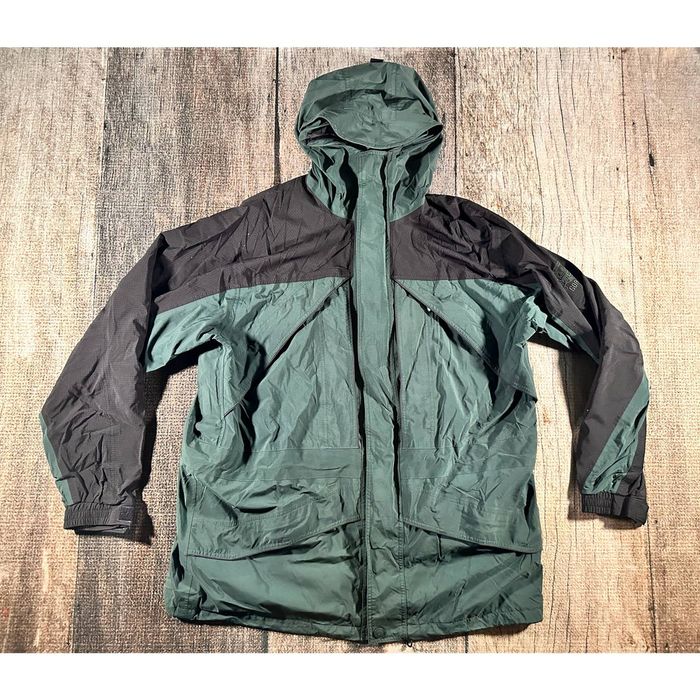 Cabelas Vintage Cabelas Goretex Green Rain Parka Jacket Coat Mens XL Grailed