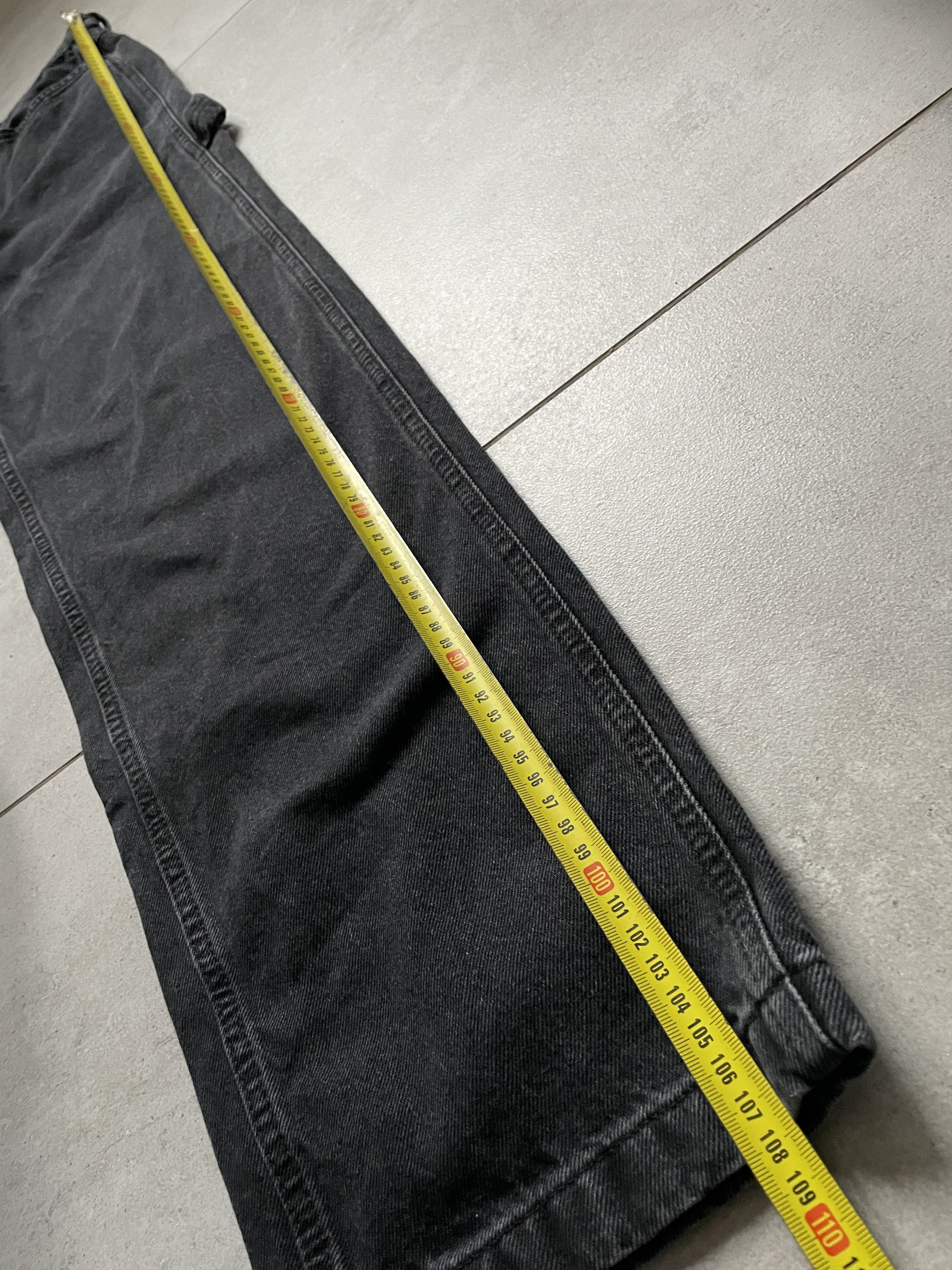 Karl Kani KARL KANI BLACK DENIM CARPENTER BAGGY JEANS HIP HOP Size US 30 / EU 46 - 11 Thumbnail