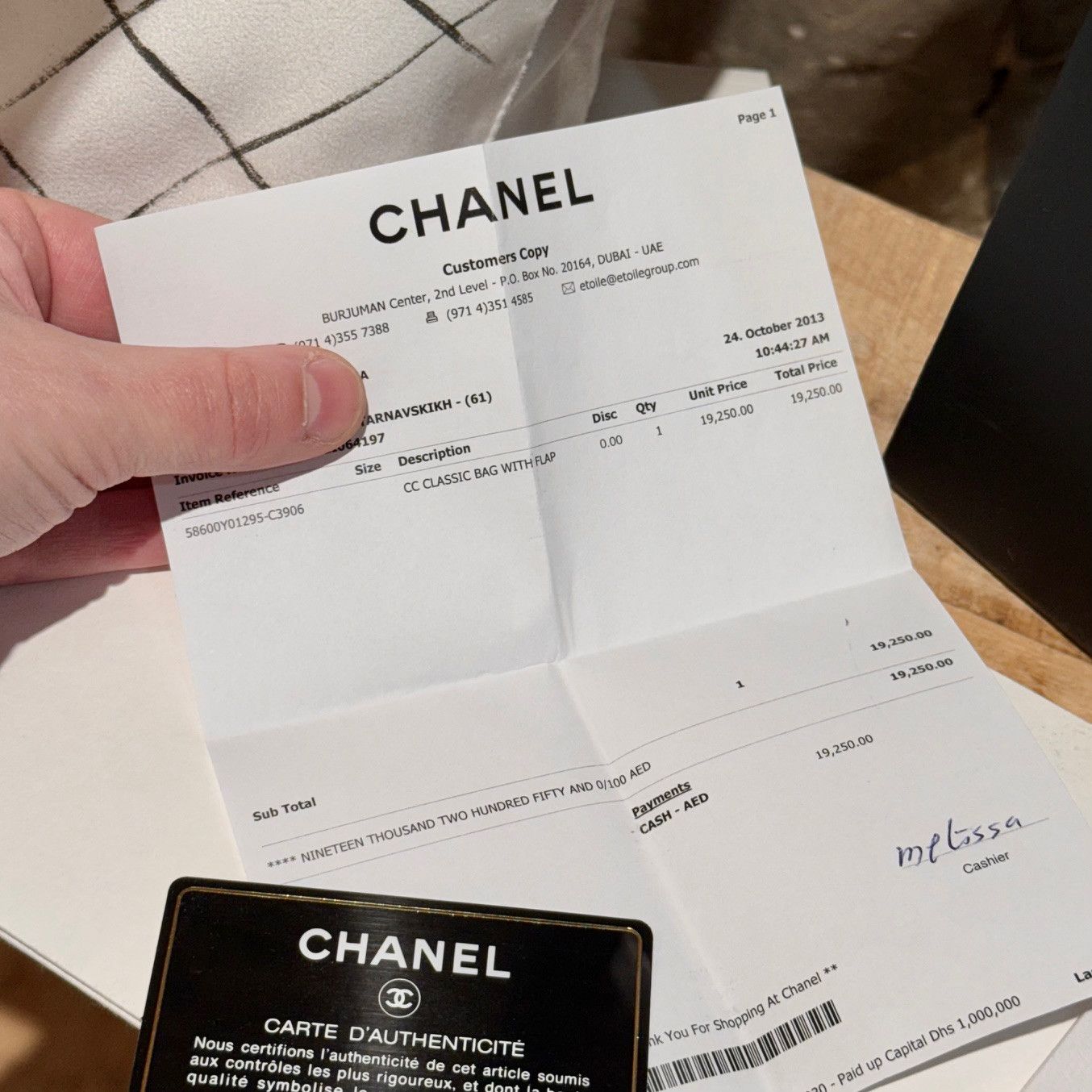 Chanel Black Lambskin GHW Jumbo Classic Double Flap Bag