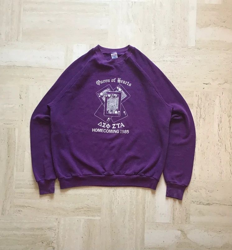 Jerzees Vintage 80s Jerzees by Russell raglan crewneck sweatshirt Size US L / EU 52-54 / 3 - 1 Thumbnail
