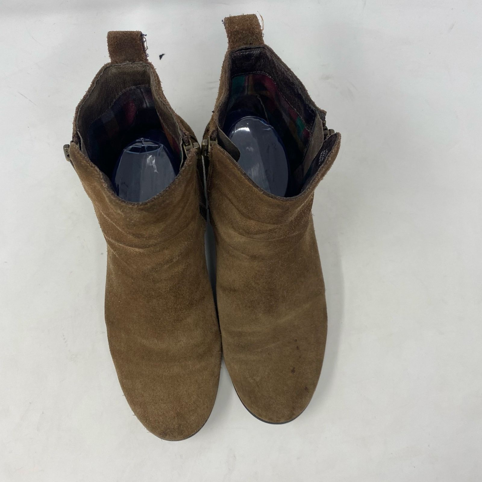 Born Born Landa Ankle Boots Brown Suede Western Bootie Size 9 Size US 9 / IT 39 - 4 Thumbnail