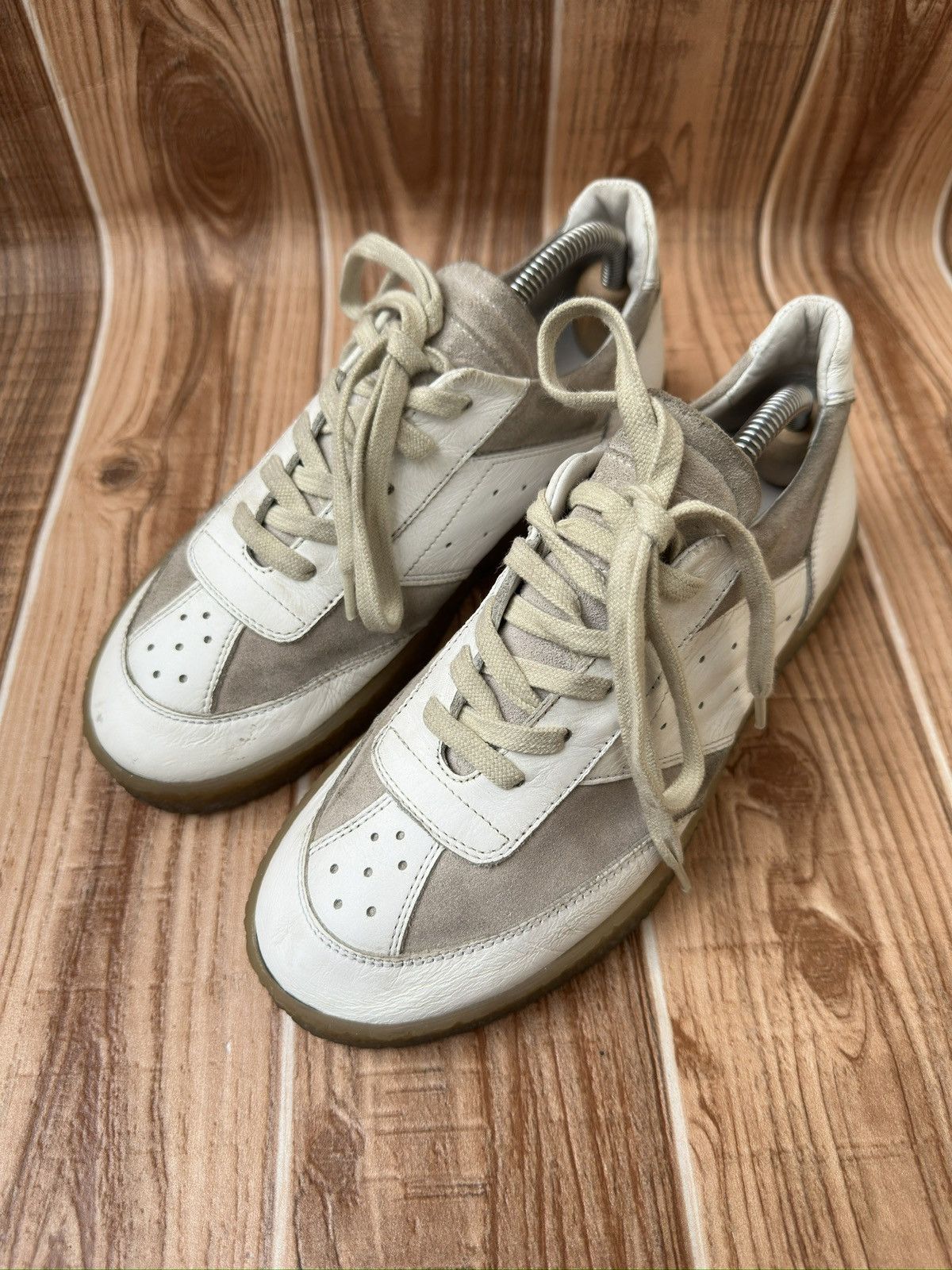 Maison Margiela Maison margiela MM6 White Court Sneakers Lowtops Size US 7 / IT 37 - 3 Thumbnail