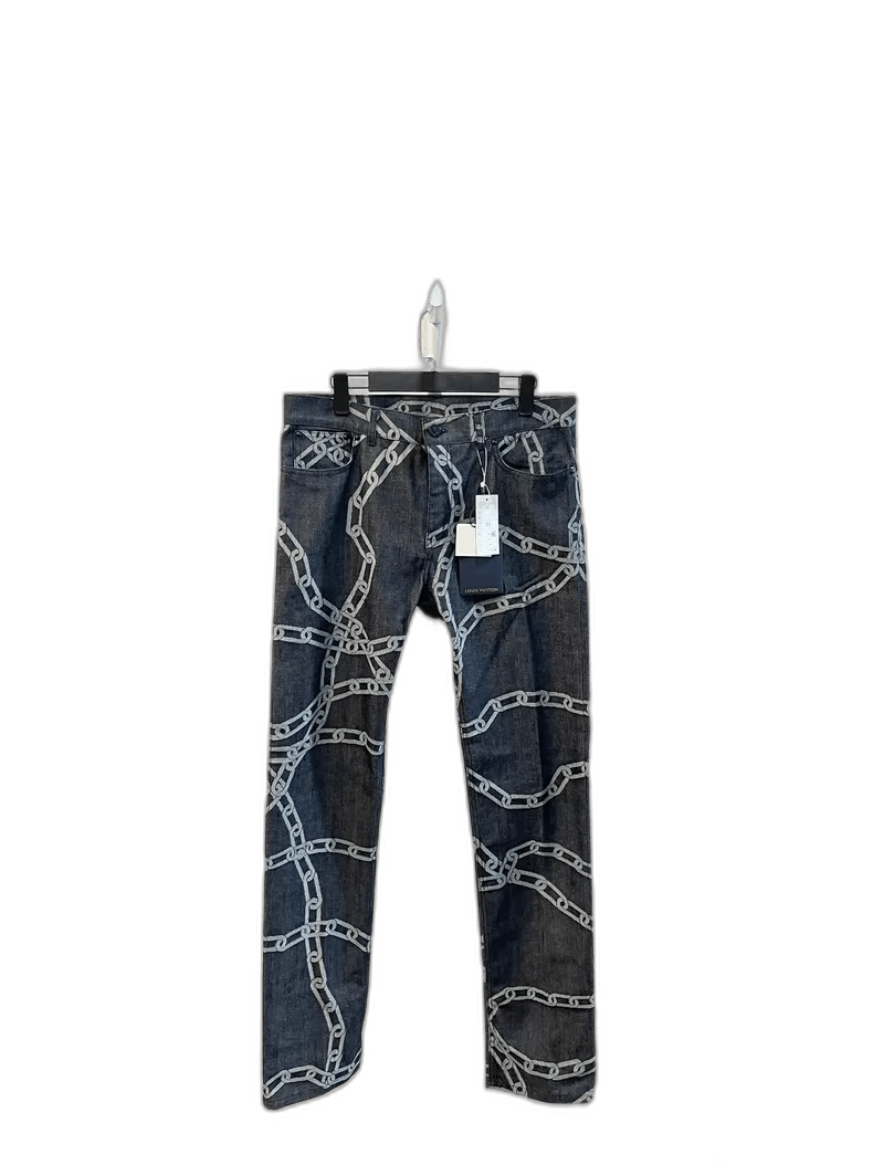 Louis Vuitton louis vuitton chain casual jeans Size US 33 - 1 Thumbnail