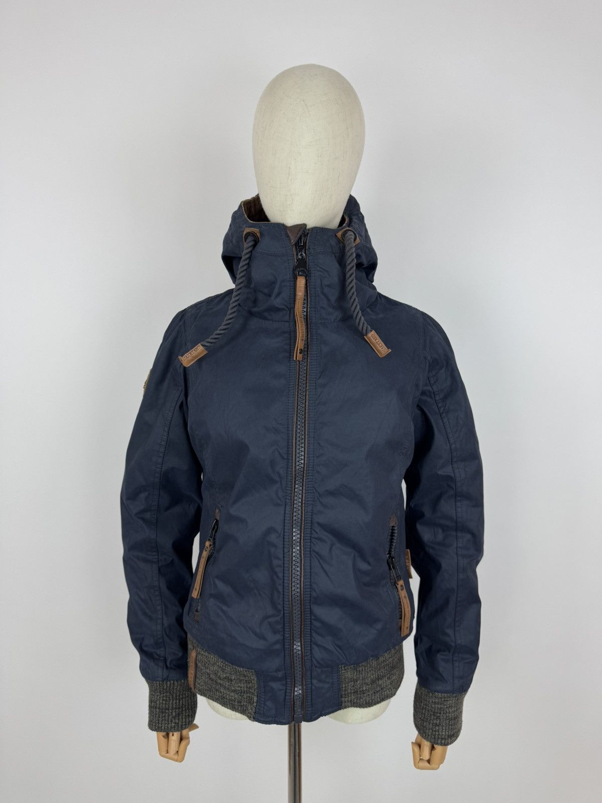 Naketano Naketano Hooded winter jacket wax cotton Women’s size S Size S / US 4 / IT 40 - 1 Thumbnail