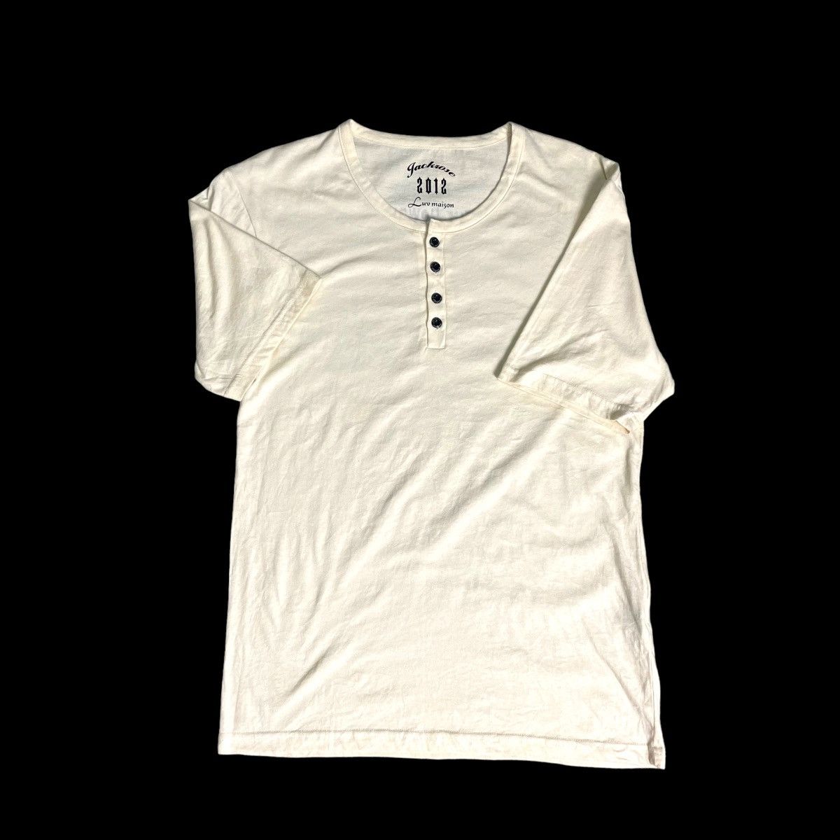 JACKROSE × Japanese Brand × Seditionaries 🇯🇵 JACKROSE 2012 LUV MAISON BACKHIT WORDING TSHIRT Size US M / EU 48-50 / 2 - 5 Thumbnail