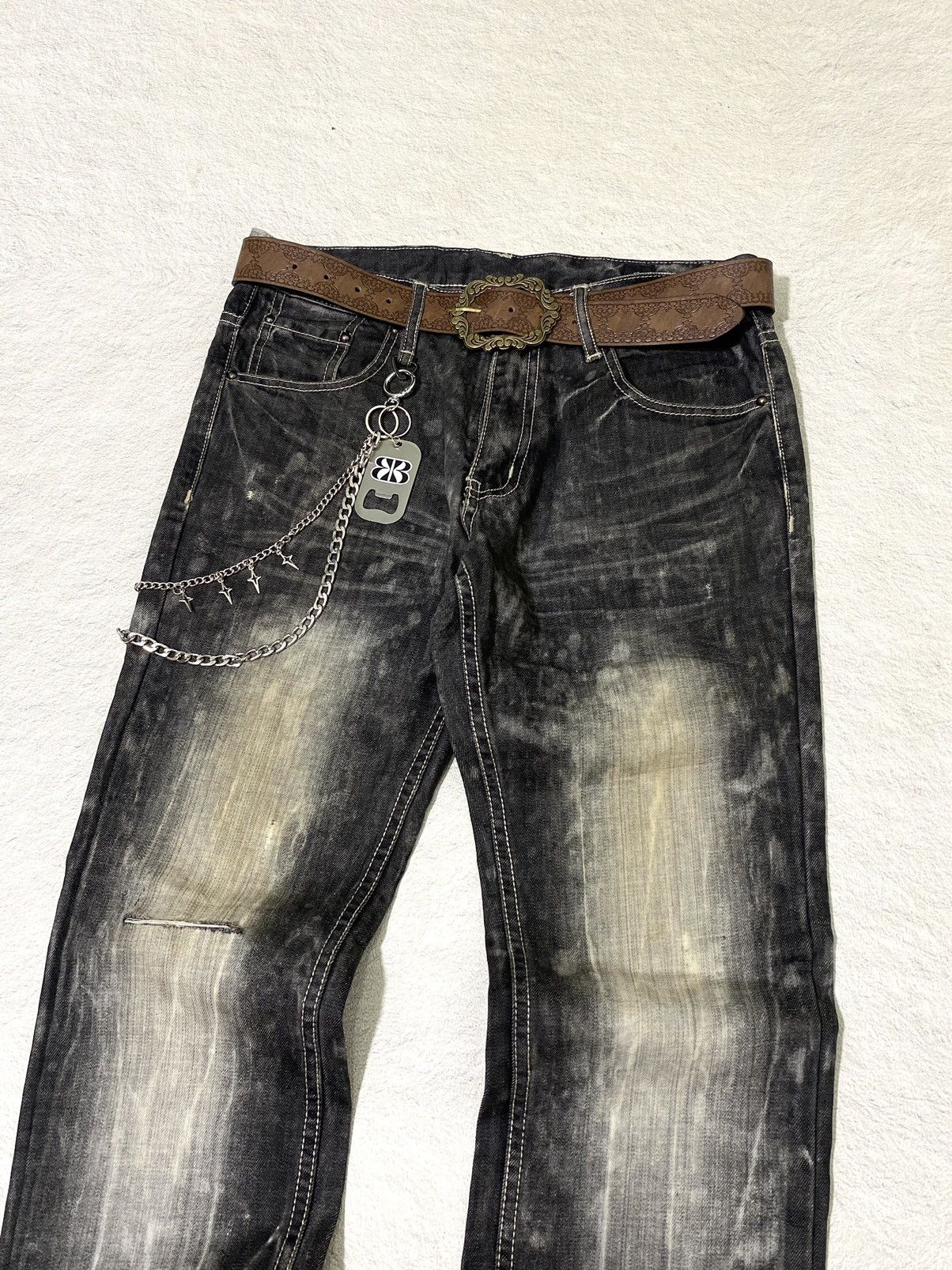 If Six Was Nine 🔥RARE🔥 Semantic Design 2000s Jeans Size US 30 / EU 46 - 2 Thumbnail