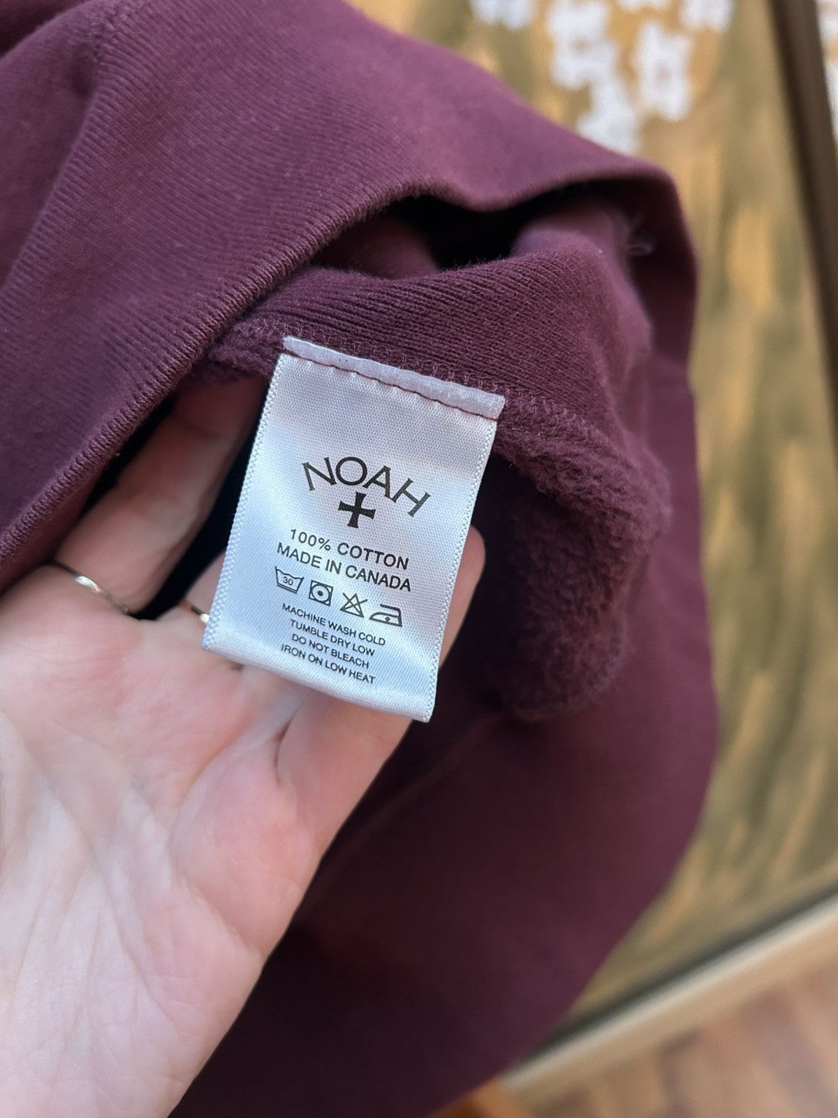 Noah NOAH NYC Walrus Hoodie In Burgundy Size L Made In Canada Size US L / EU 52-54 / 3 - 7 Thumbnail