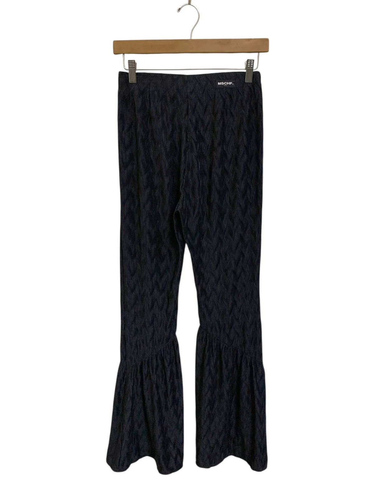 MSCHF 💥Japanese Fashion Designer MSCHF Flare Mischief Pleats Pant Size 25" / US 0 / IT 36 - 3 Thumbnail