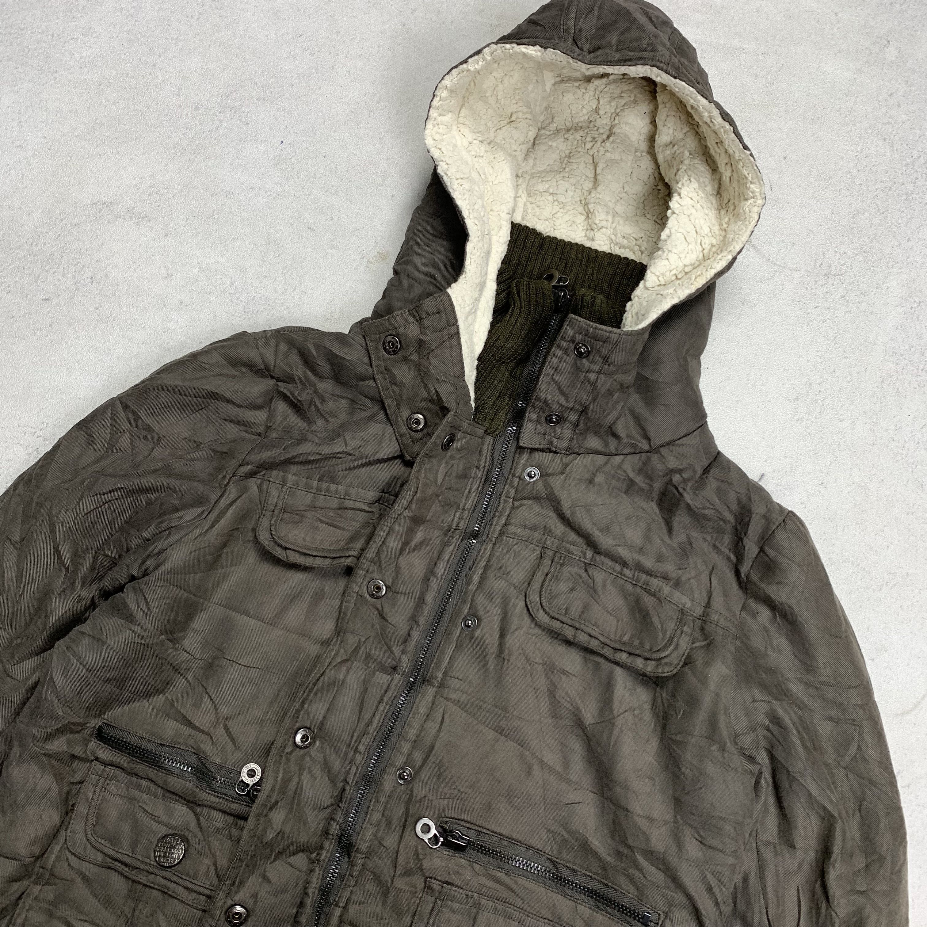 Japanese Brand × Seditionaries Cecil McBee Multi Pocket Jacket Army Military Style Size M / US 6-8 / IT 42-44 - 3 Thumbnail