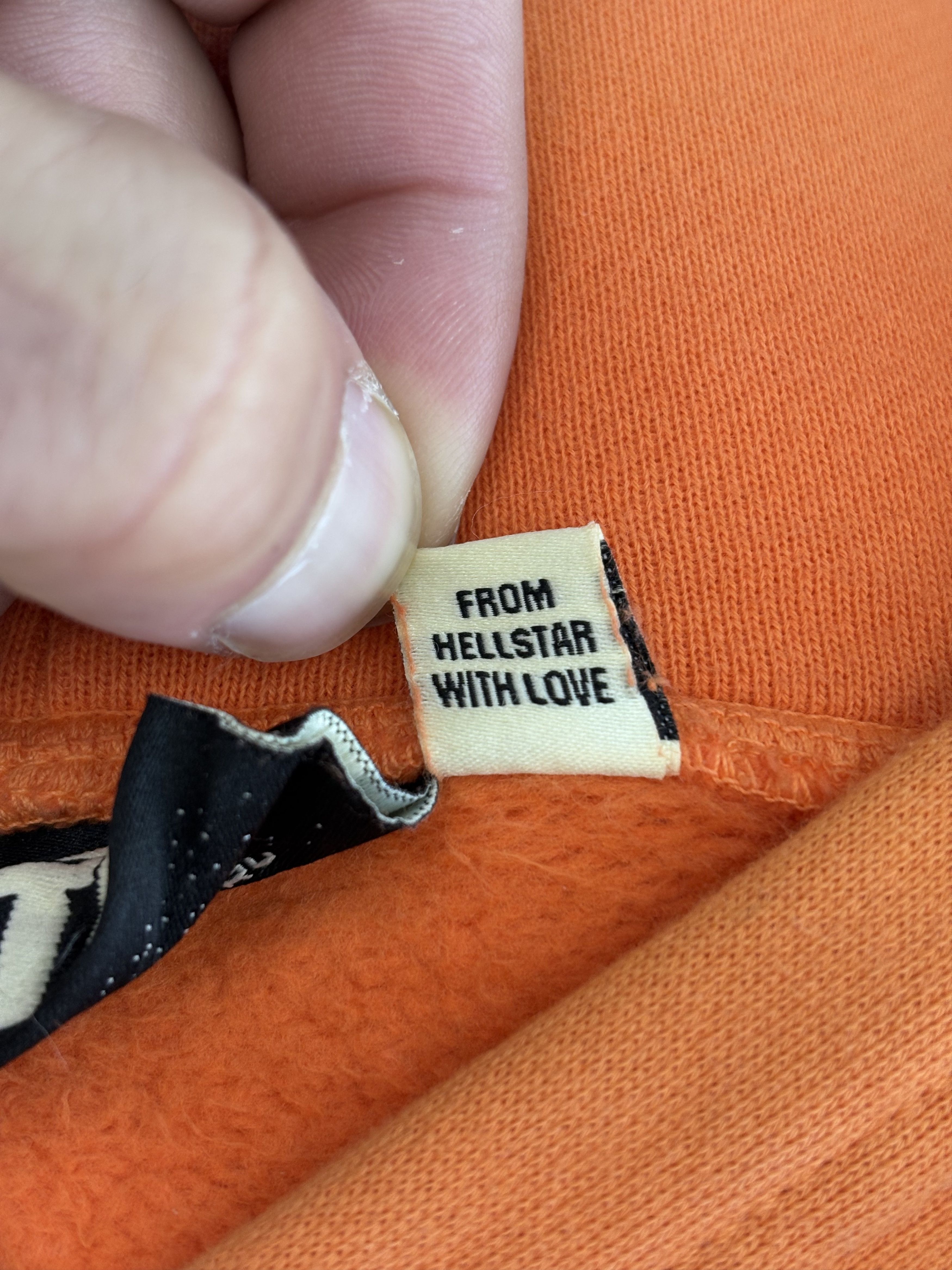 HELLSTAR Hellstar "Fire Orange" Hoodie Orange Dye Size US XL / EU 56 / 4 - 6 Thumbnail
