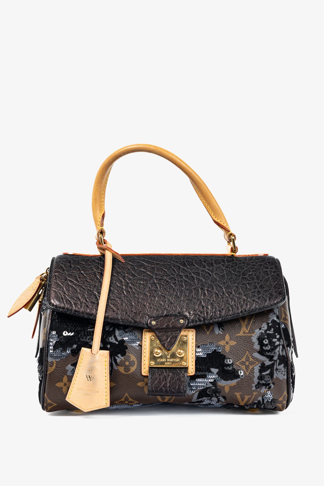 Louis Vuitton AW10 Carrousel Monogram Fleur de Jais Handbag