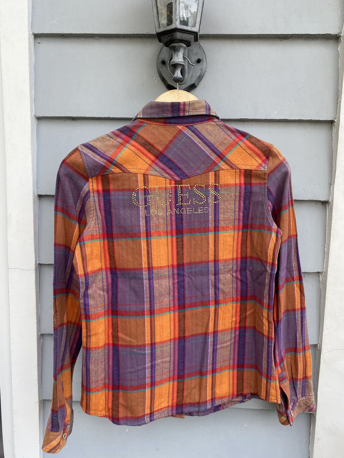 Guess Guess Jeans Japanese Flannel Los Angeles Diamond Details Size M / US 6-8 / IT 42-44 - 2 Thumbnail