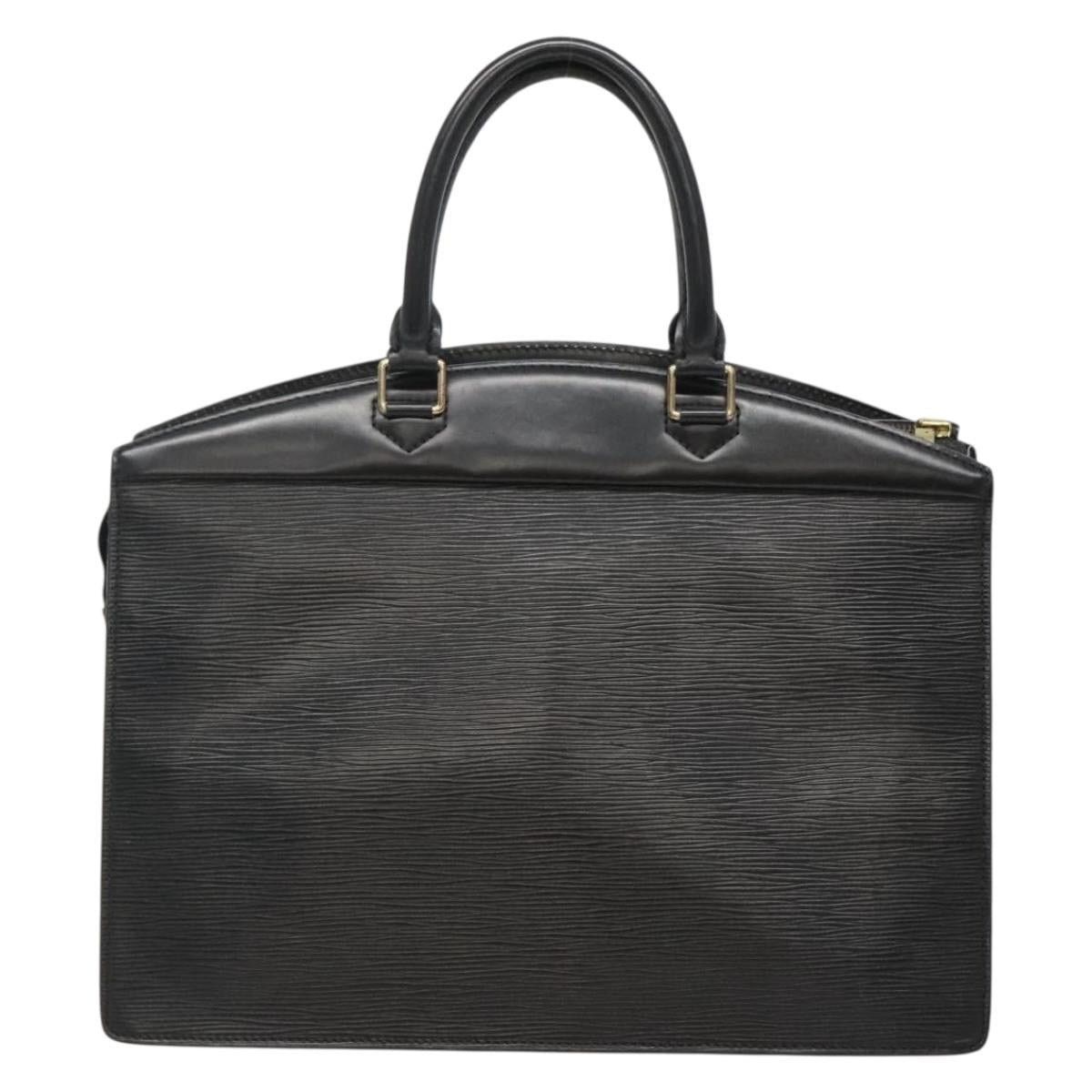 Louis Vuitton LOUIS VUITTON Epi Riviera Hand Bag Noir Black M48182 Size ONE SIZE - 2 Thumbnail
