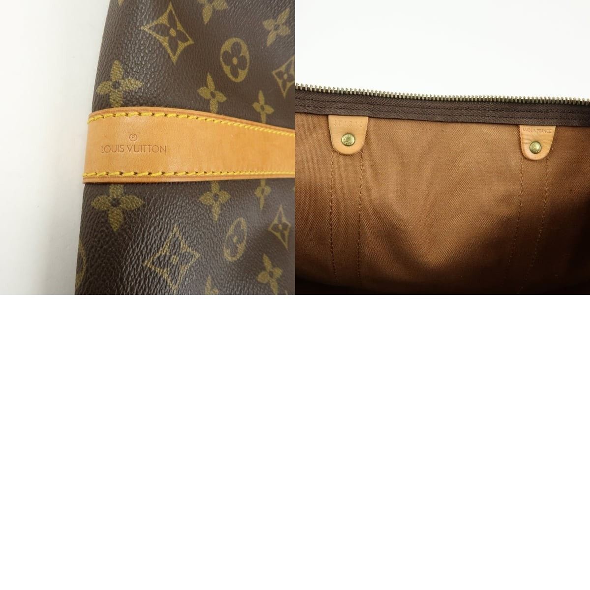 Louis Vuitton Louis Vuitton Monogram Keepall Bandouliere 55 Duffle Bag Size ONE SIZE - 8 Thumbnail