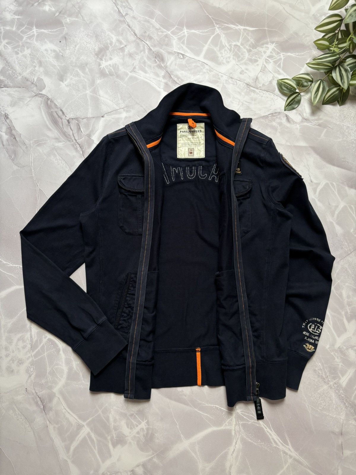 Parajumpers Parajumpers Anchorage Sweat Jacket Full Zip Cotton Dark Navy Size US M / EU 48-50 / 2 - 8 Thumbnail