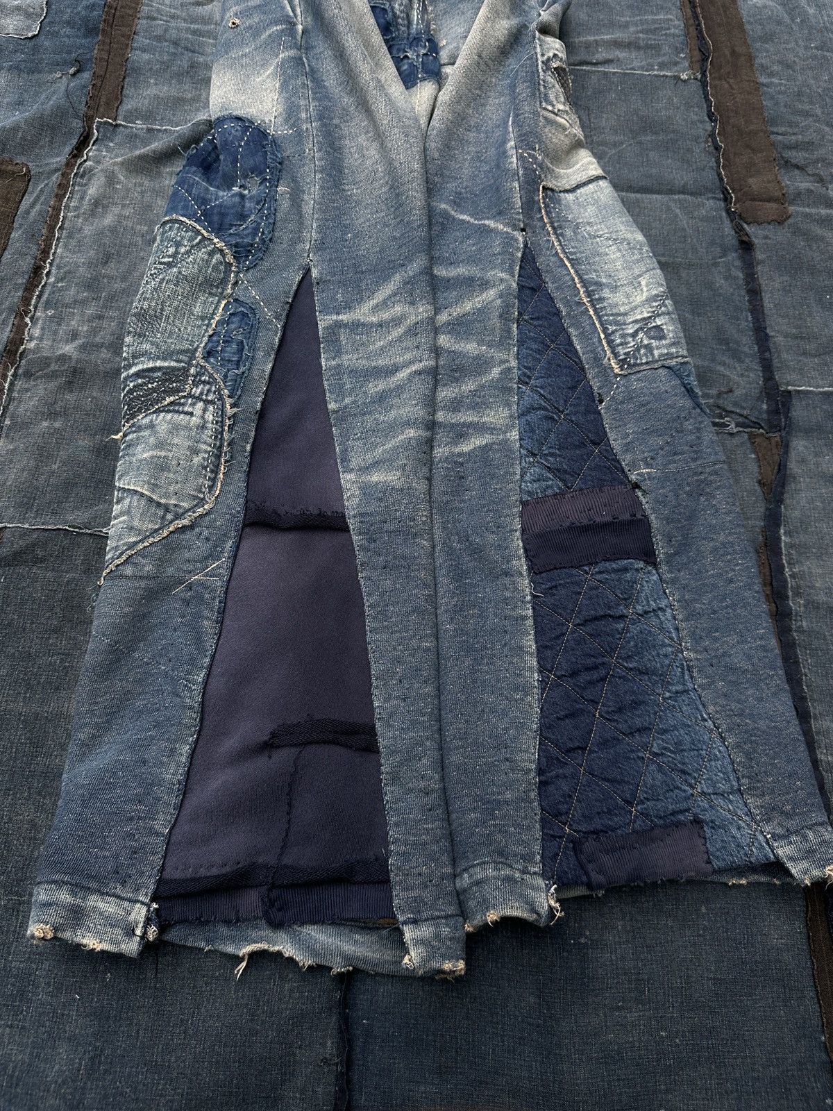 Kapital × Kapital Kountry Kapital Crash Denim Old man and the sea Boro Sweatpants Size US 33 - 11 Thumbnail