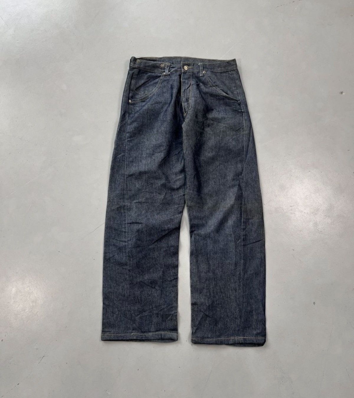 Levi's Vintage Levi’s engineer jeans buckle belt denim Size US 31 - 6 Thumbnail
