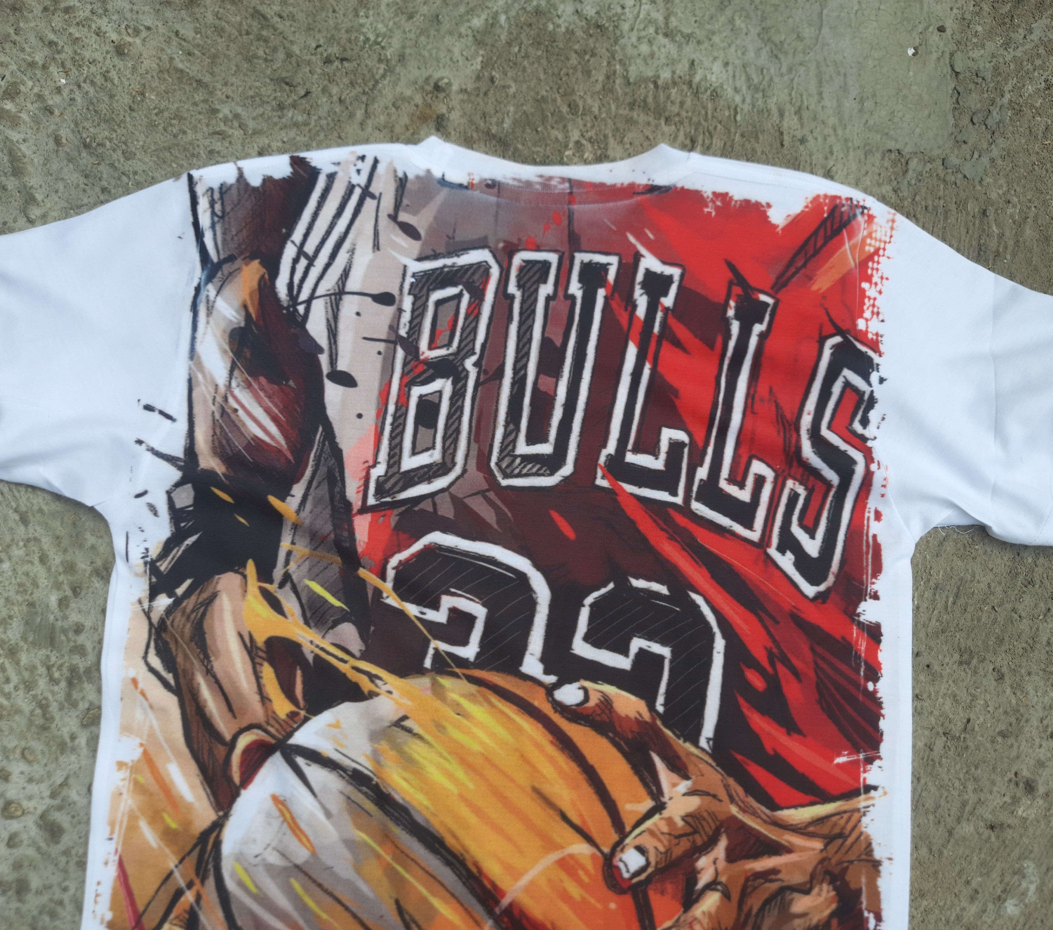 Vintage Michael Jordan Chicago Bulls Tshirt Size US M / EU 48-50 / 2 - 4 Thumbnail