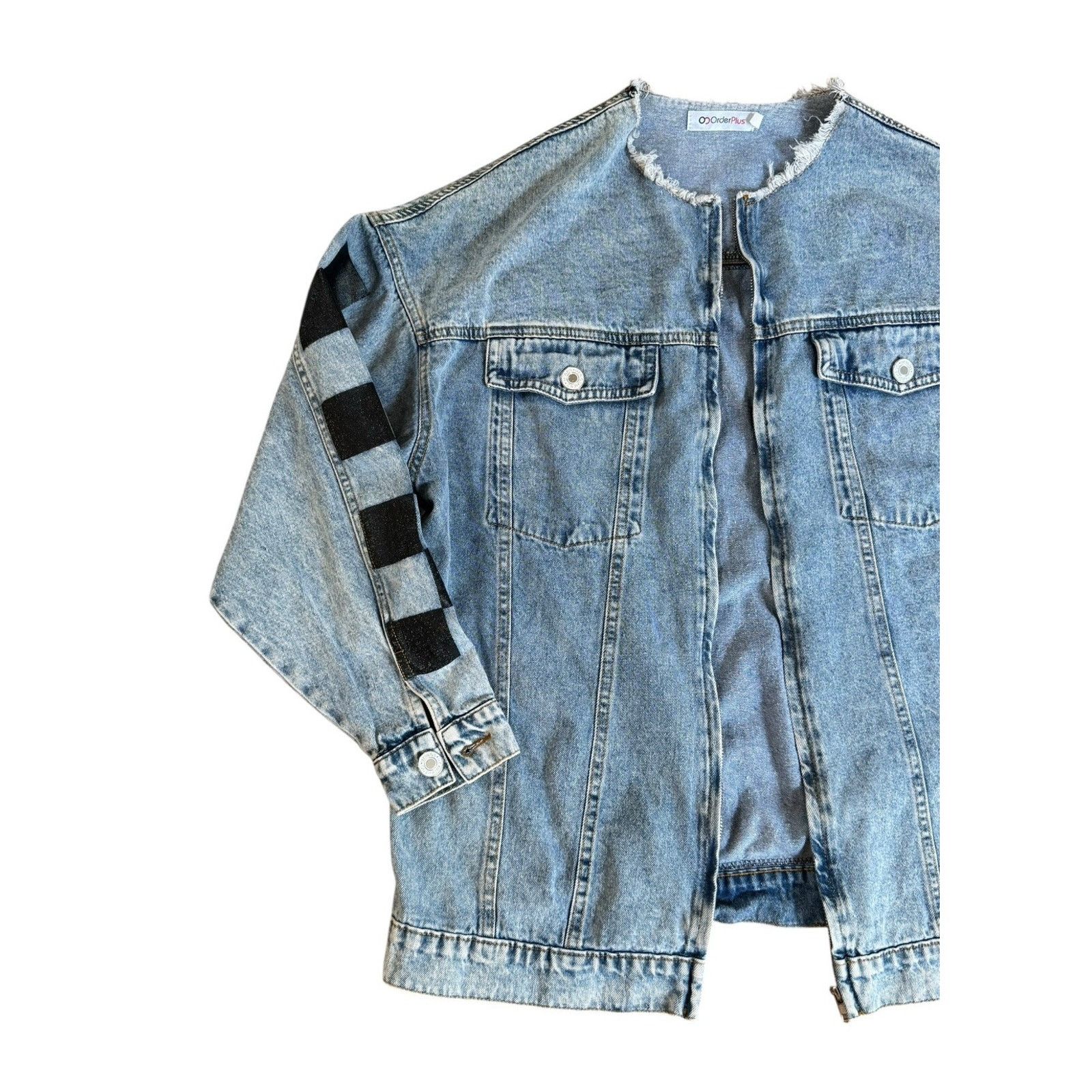 Other NIRVANA Denim Jacket 90s Punk Rock Retro Vintage Checkered M Size M / US 6-8 / IT 42-44 - 4 Thumbnail